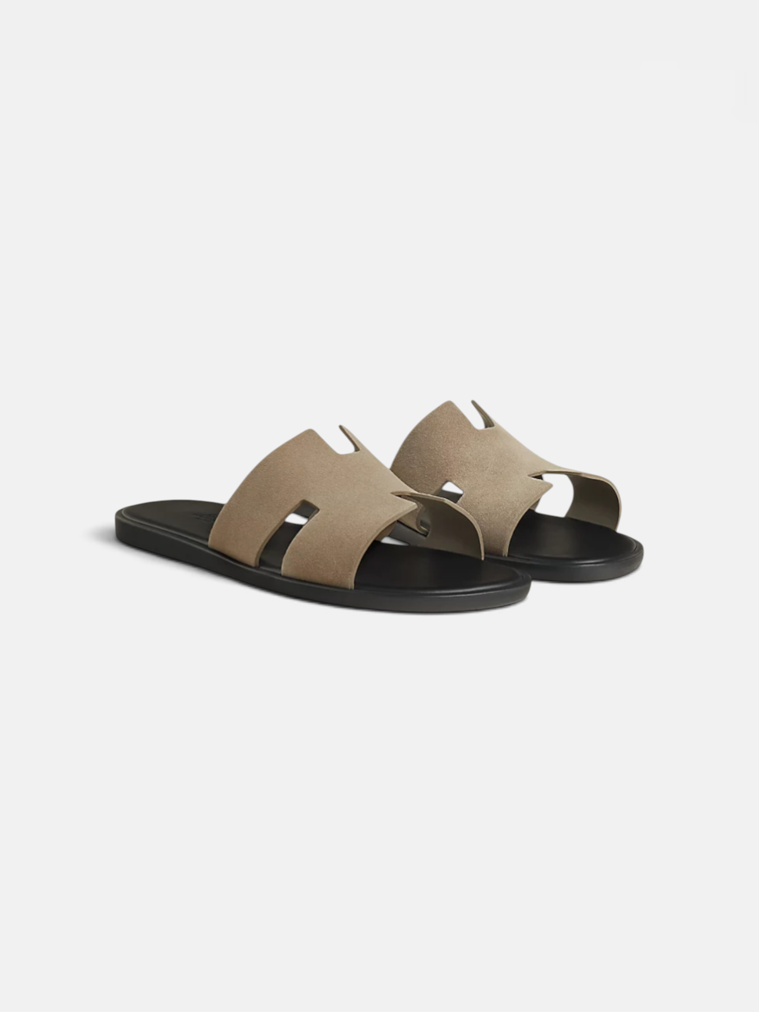 Hermes Hermes Izmir Sandal Beige Sable – close-up detail view in premium quality with AA+ craftsmanship