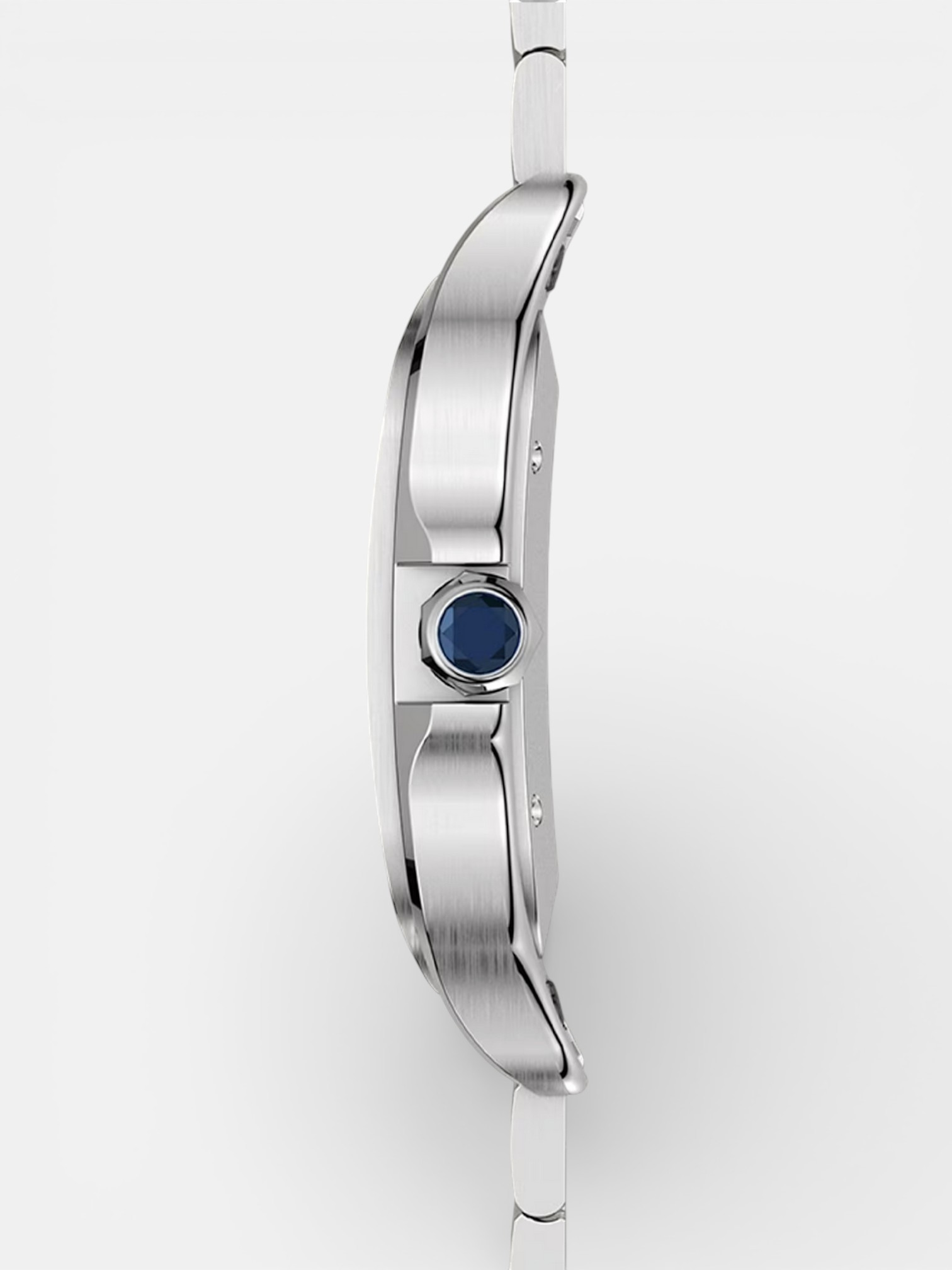 Cartier Cartier Santos Watch White Dial – detail view in premium quality with AA+ craftsmanship