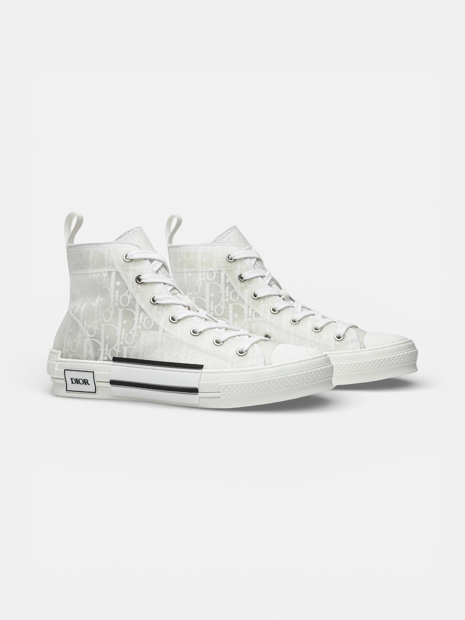Dior Dior B23 High White – detail view in premium quality with AA+ craftsmanship
