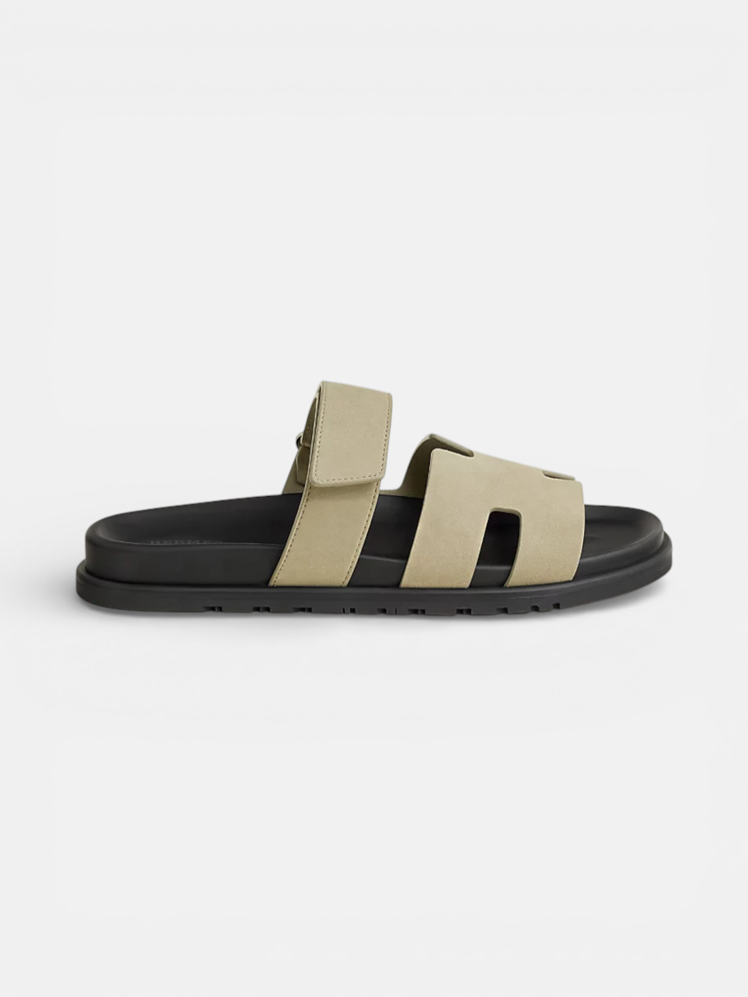 Hermes Hermes Chypre Sandal Vert Mosaique – side profile view in premium quality with AA+ craftsmanship