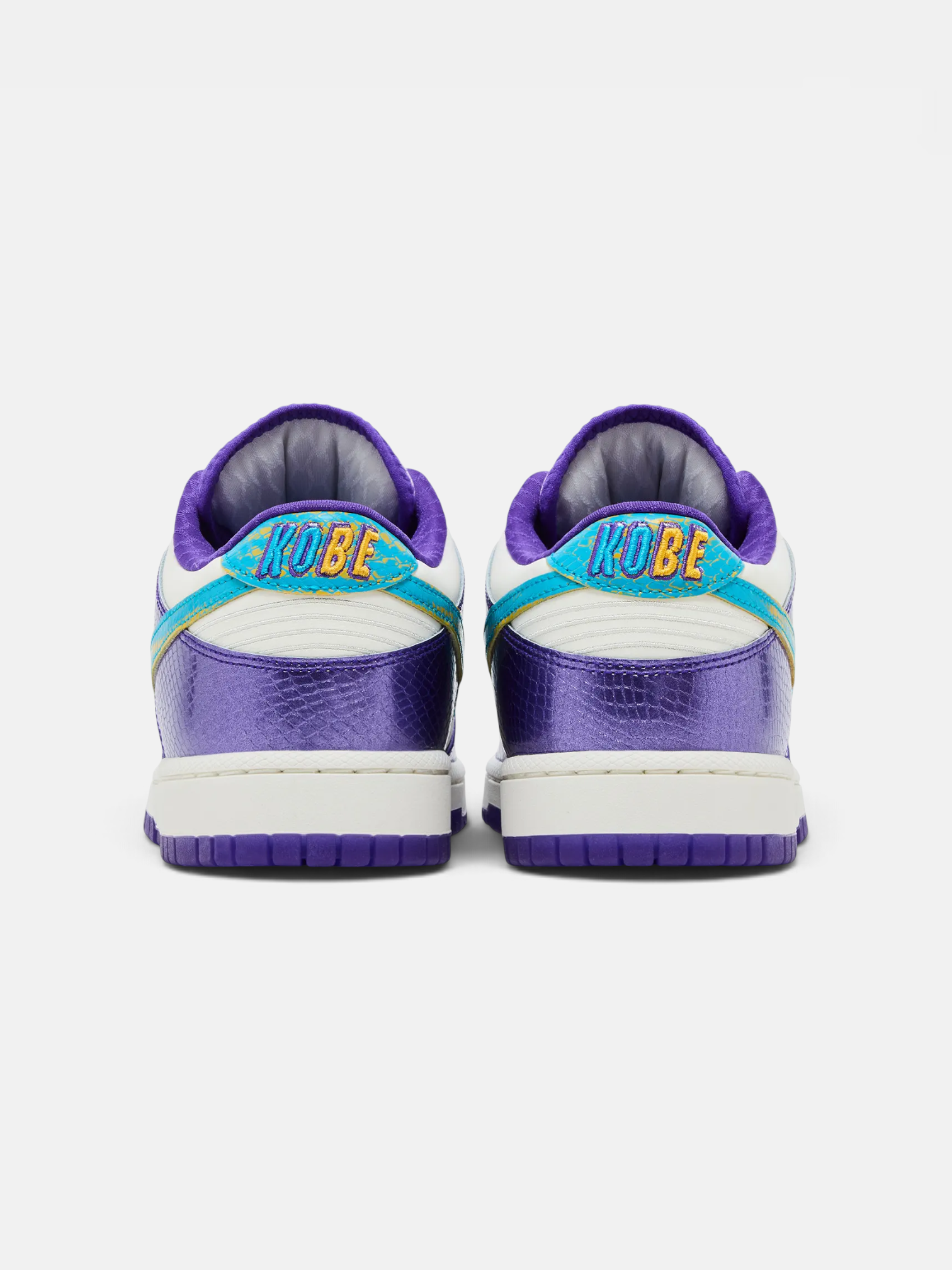 Kobe Kobe Bryant x Nike Dunk Low Draft Day – back view in premium quality with AA+ craftsmanship