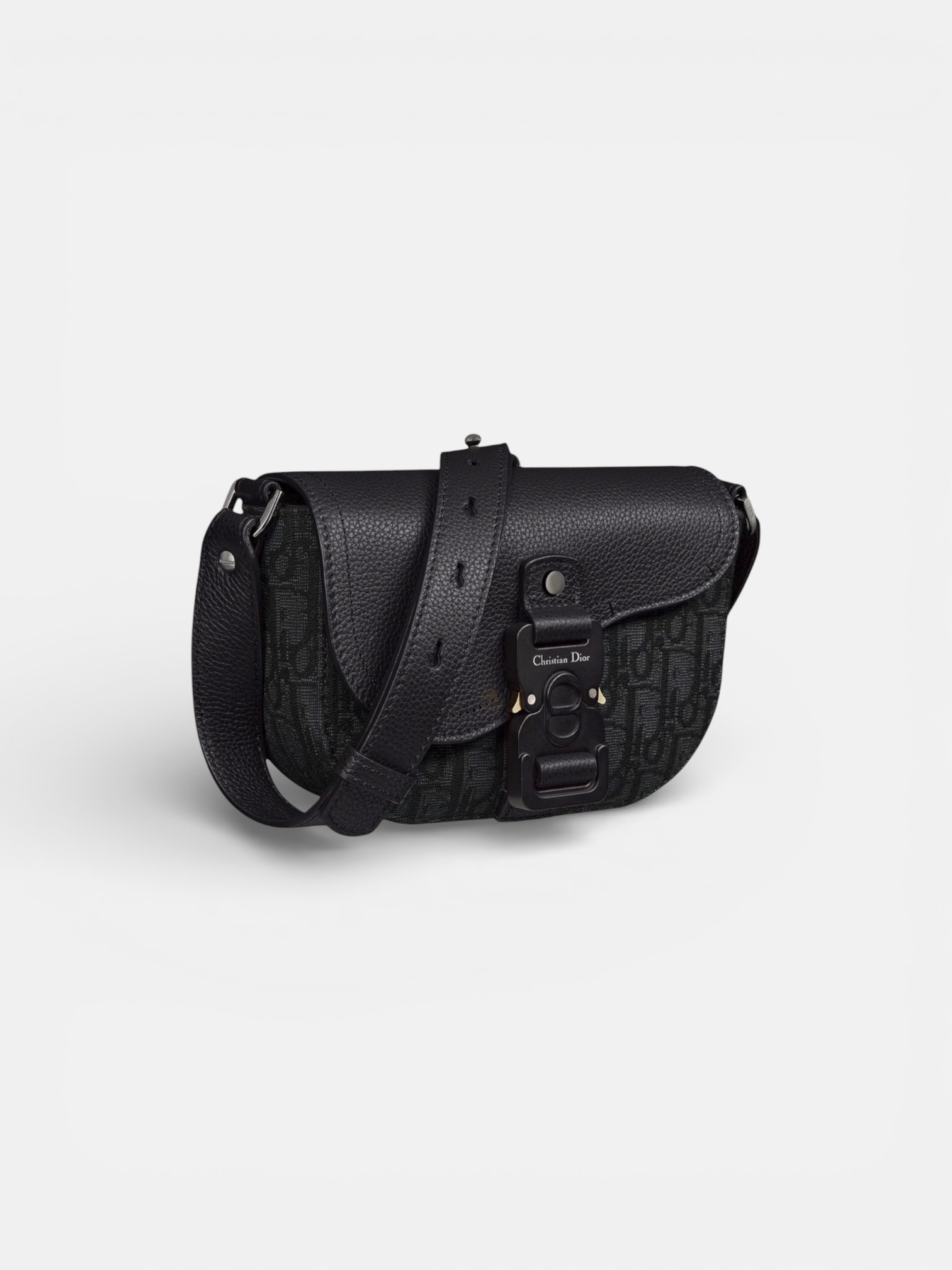 Dior Dior Mini Daily Messenger Bag Black – close-up detail view in premium quality with AA+ craftsmanship