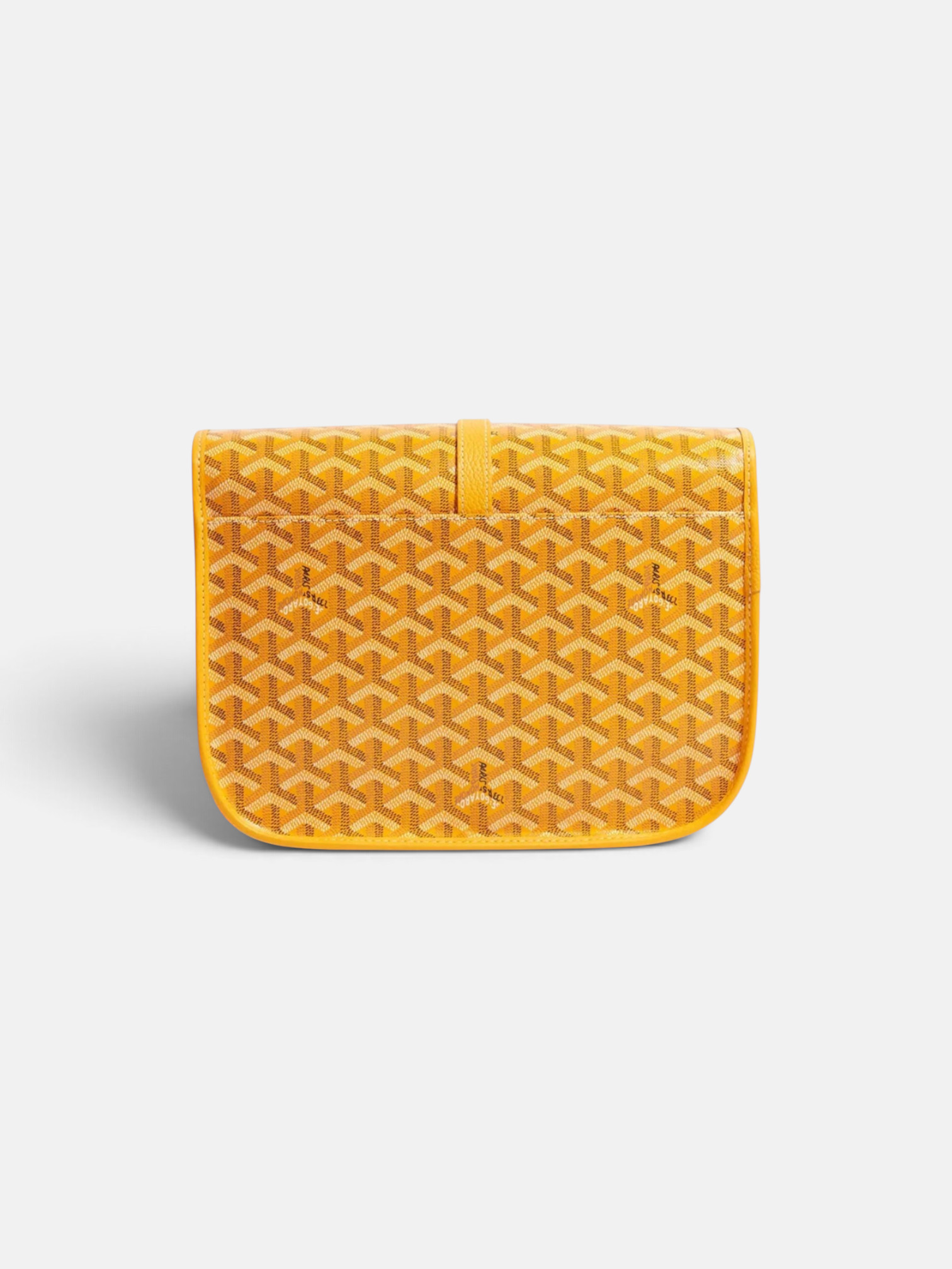 Goyard Goyard Belvedere MM Bag Yellow – close-up detail view in premium quality with AA+ craftsmanship