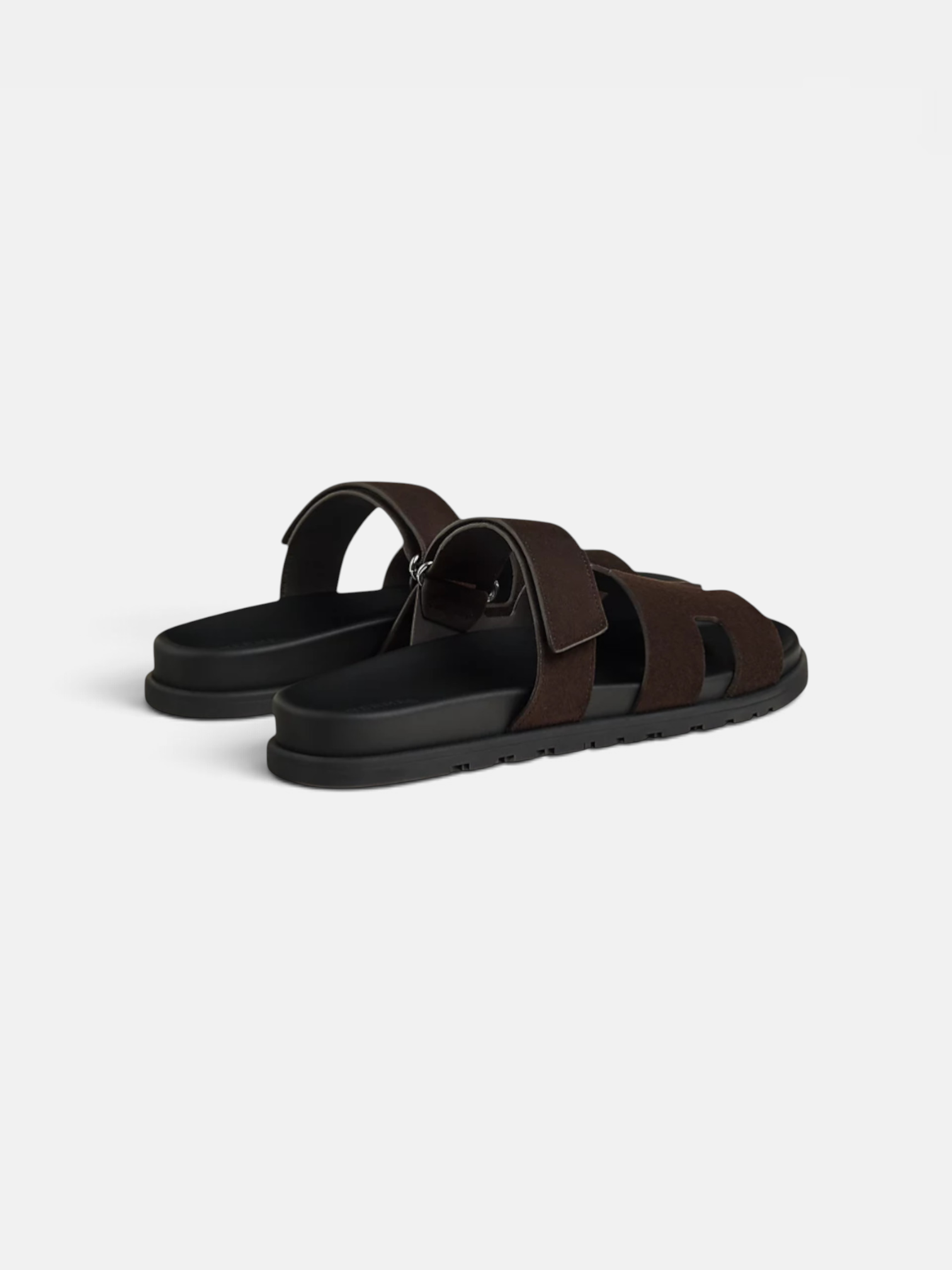 Hermes Hermes Chypre Sandal Marron Ebene – side profile view in premium quality with AA+ craftsmanship