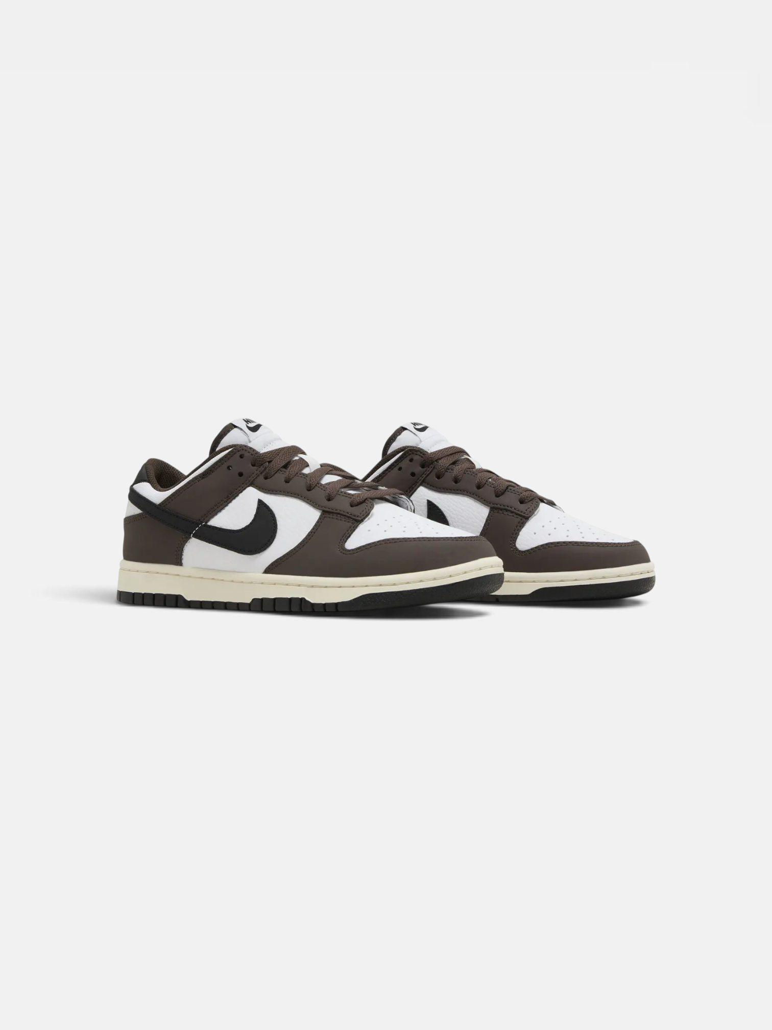 Nike Nike Dunk Low Baroque Brown – detail view in premium quality with AA+ craftsmanship
