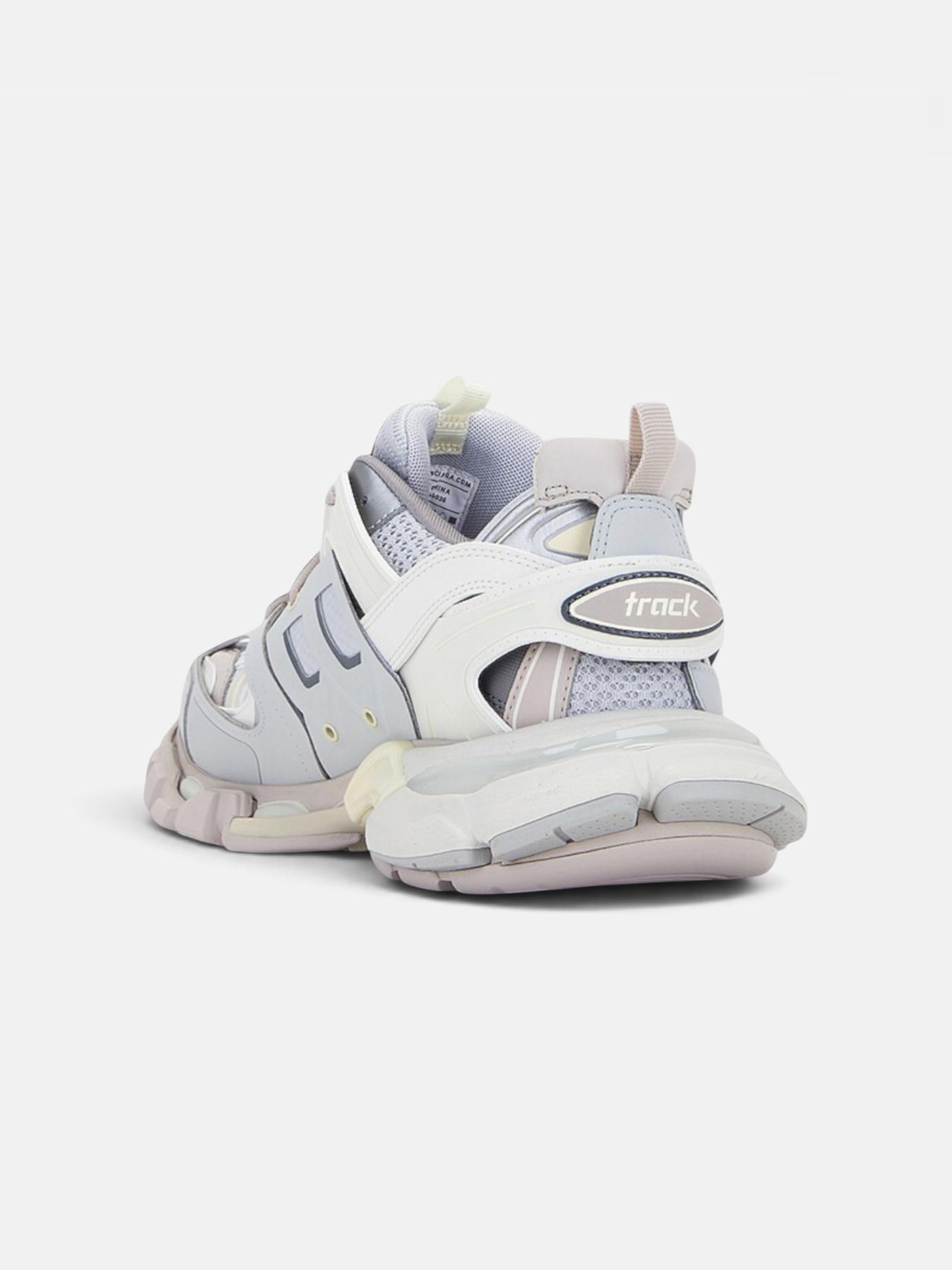 Balenciaga Balenciaga Track Sneaker Light Grey – close-up detail view in premium quality with AA+ craftsmanship