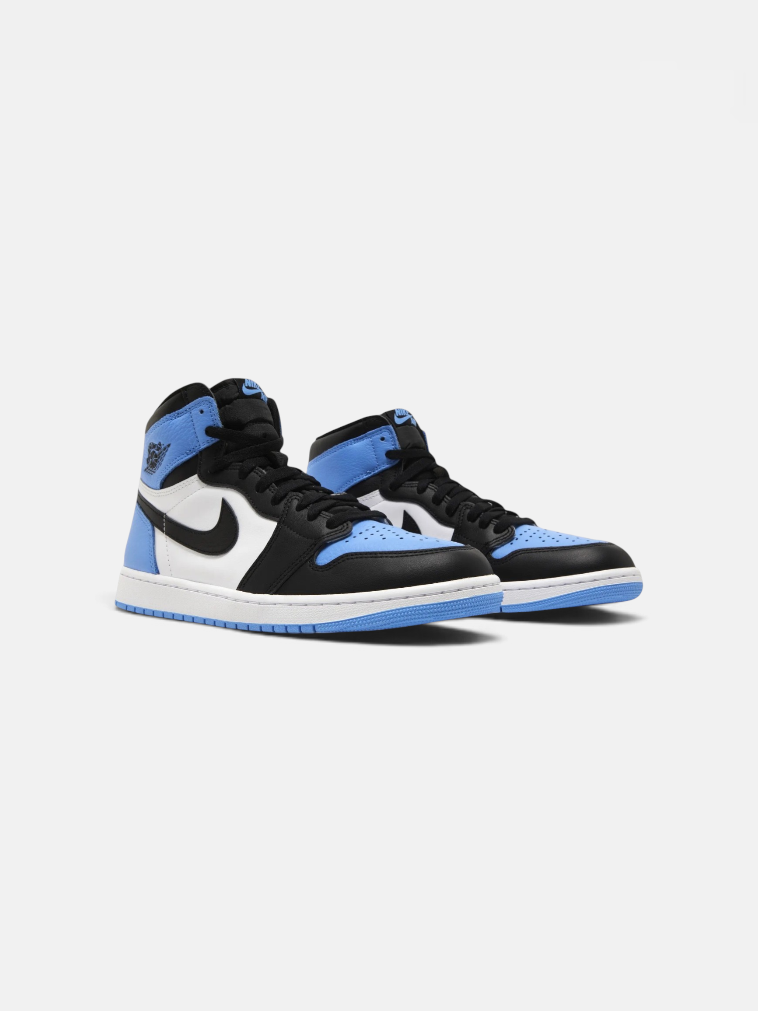 Jordan Jordan 1 Retro High OG UNC Toe – detail view in premium quality with AA+ craftsmanship