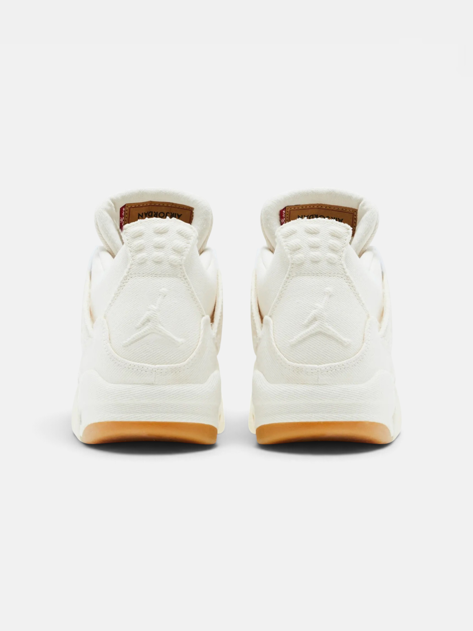 Jordan Jordan 4 Retro White Denim – back view in premium quality with AA+ craftsmanship