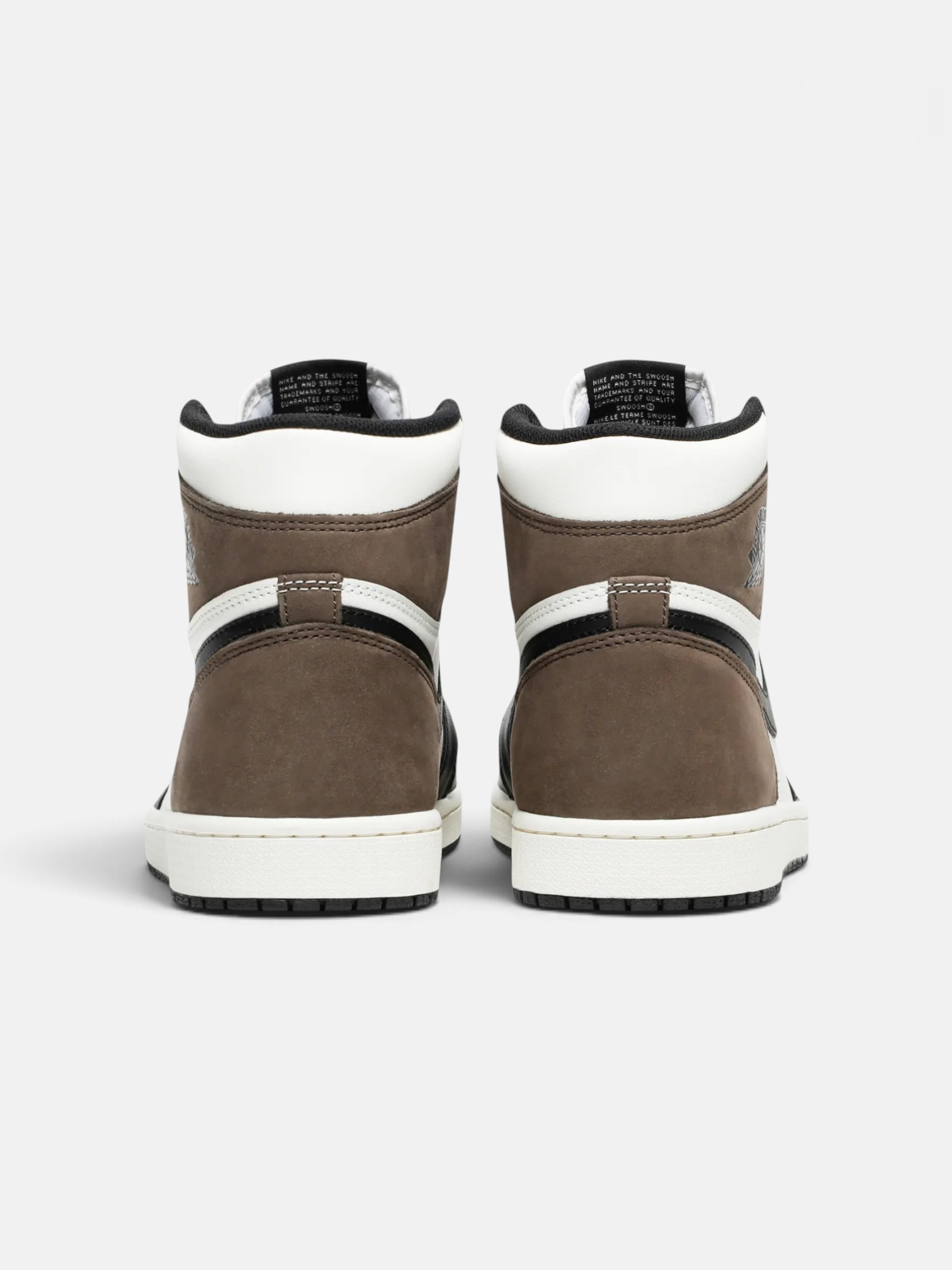 Jordan Jordan 1 Retro High Dark Mocha – back view in premium quality with AA+ craftsmanship