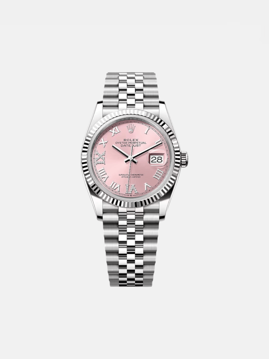 Rolex Dayjust 36 126234 Pink Roman Dial