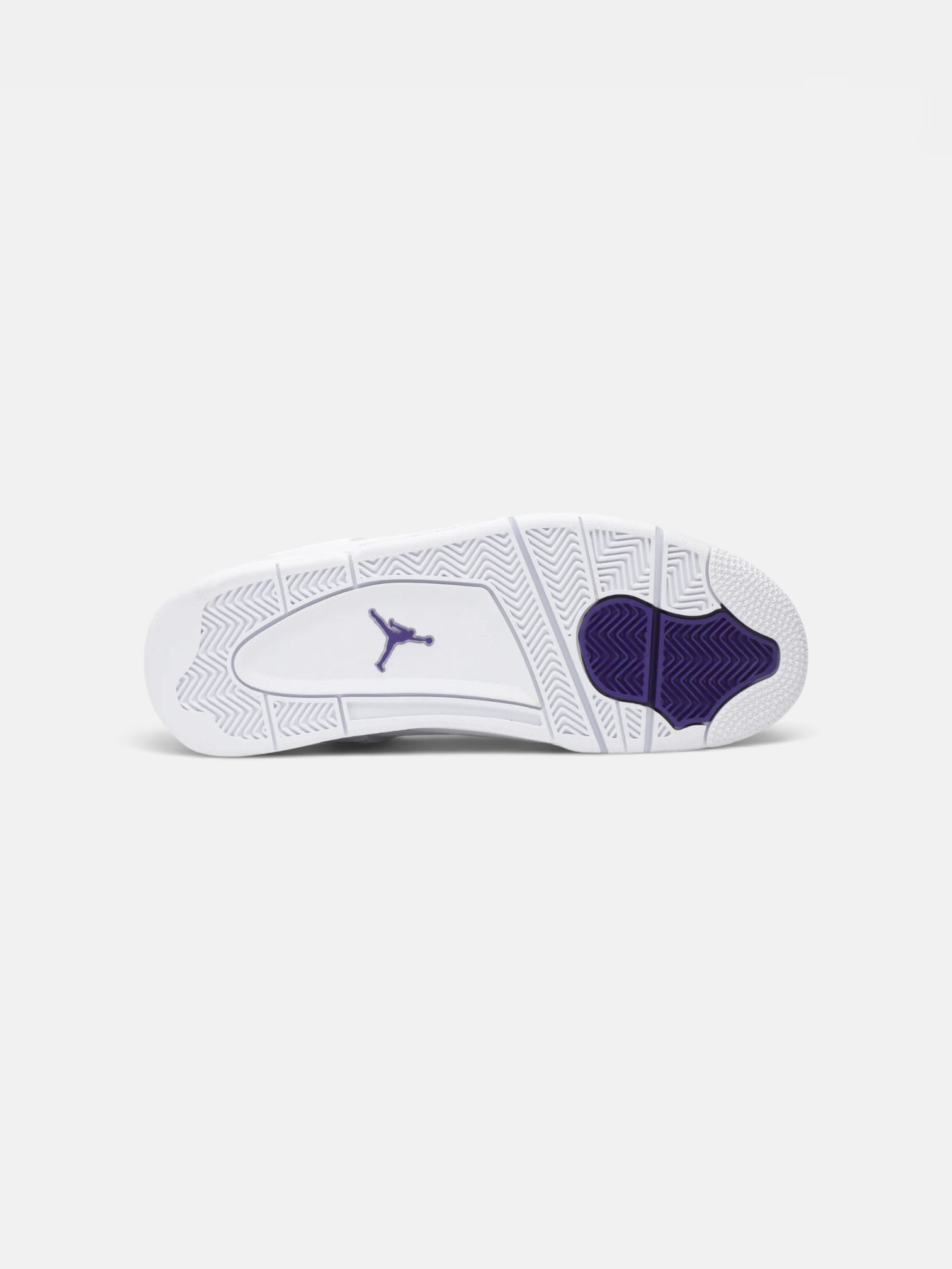 Jordan Jordan 4 Retro Metallic Purple – close-up detail view in premium quality with AA+ craftsmanship