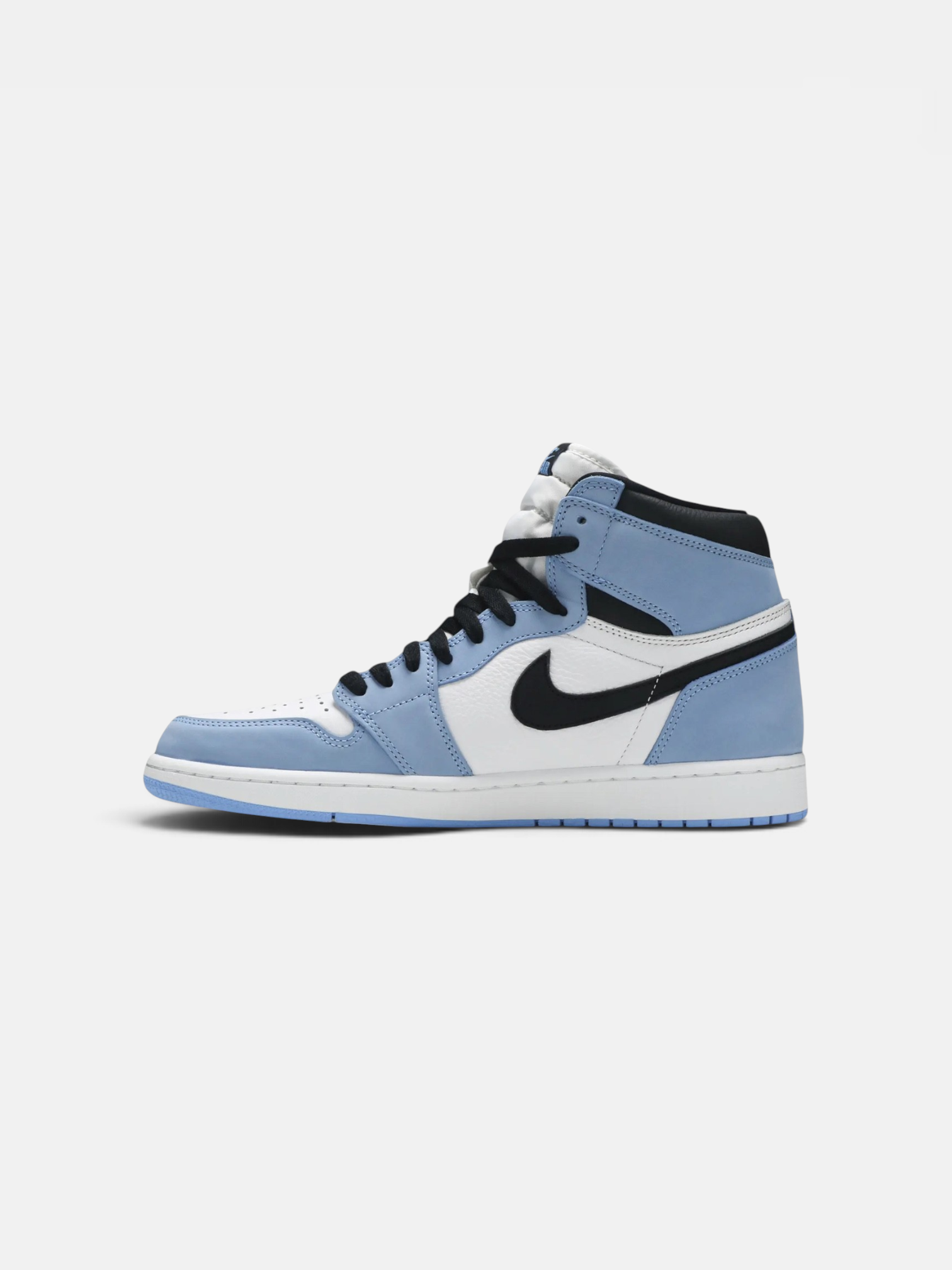 Jordan Jordan 1 Retro University Blue – side profile view in premium quality with AA+ craftsmanship