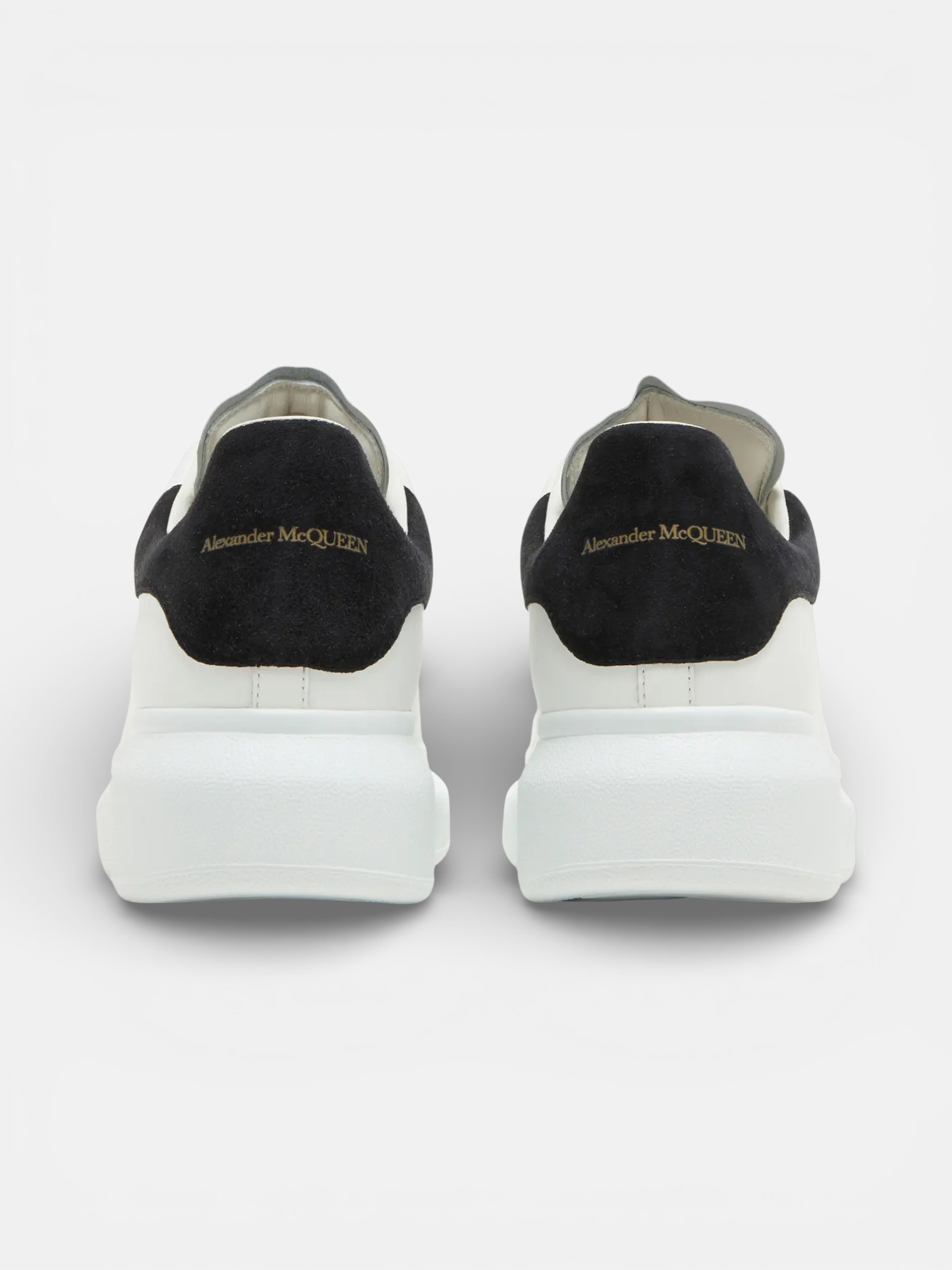 Alexander Alexander McQueen Sneaker White Black – detail view in premium quality with AA+ craftsmanship