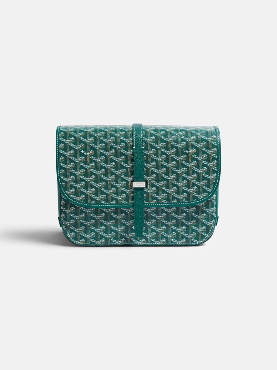 Goyard Belvedere MM Bag Green