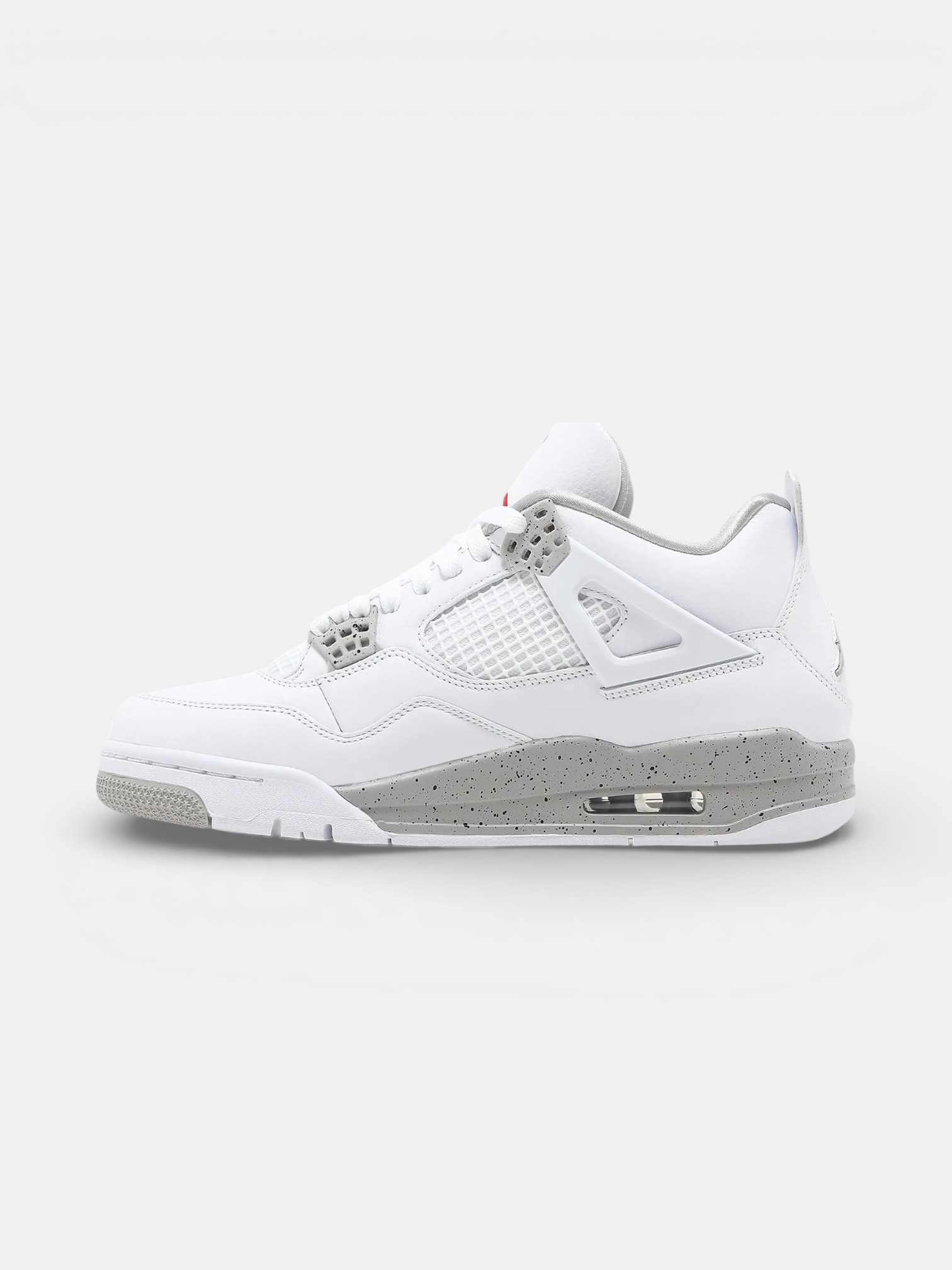 Jordan Jordan 4  Retro White Oreo – close-up detail view in premium quality with AA+ craftsmanship