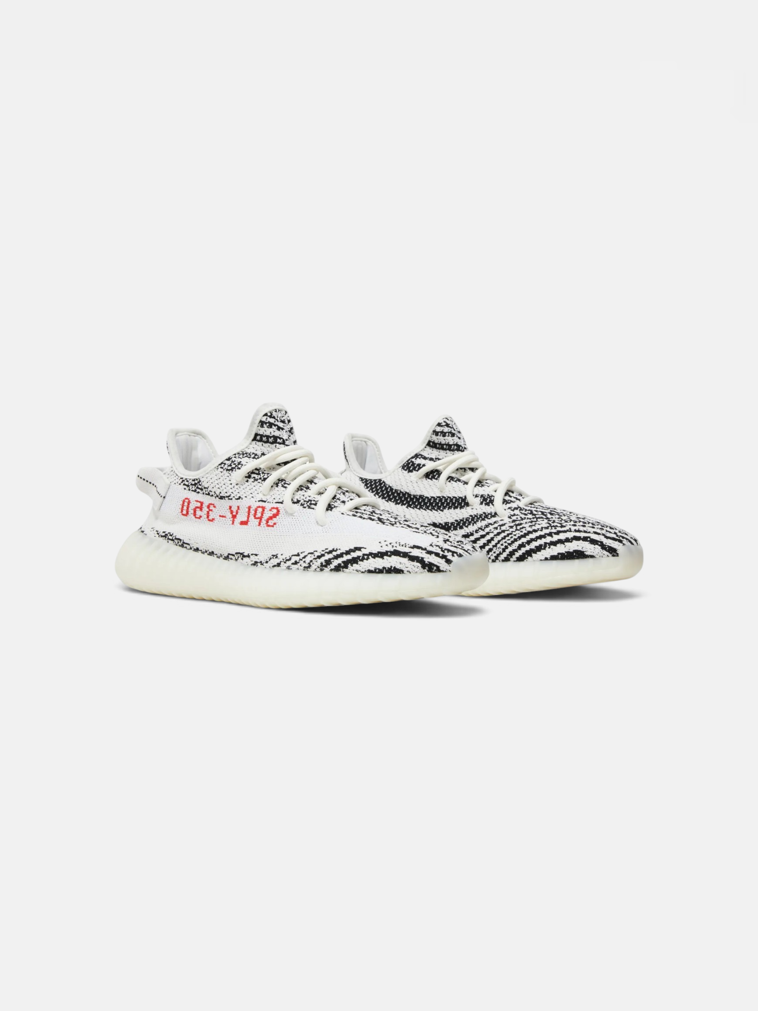 Adidas Adidas Yeezy Boost 350 Zebra – detail view in premium quality with AA+ craftsmanship