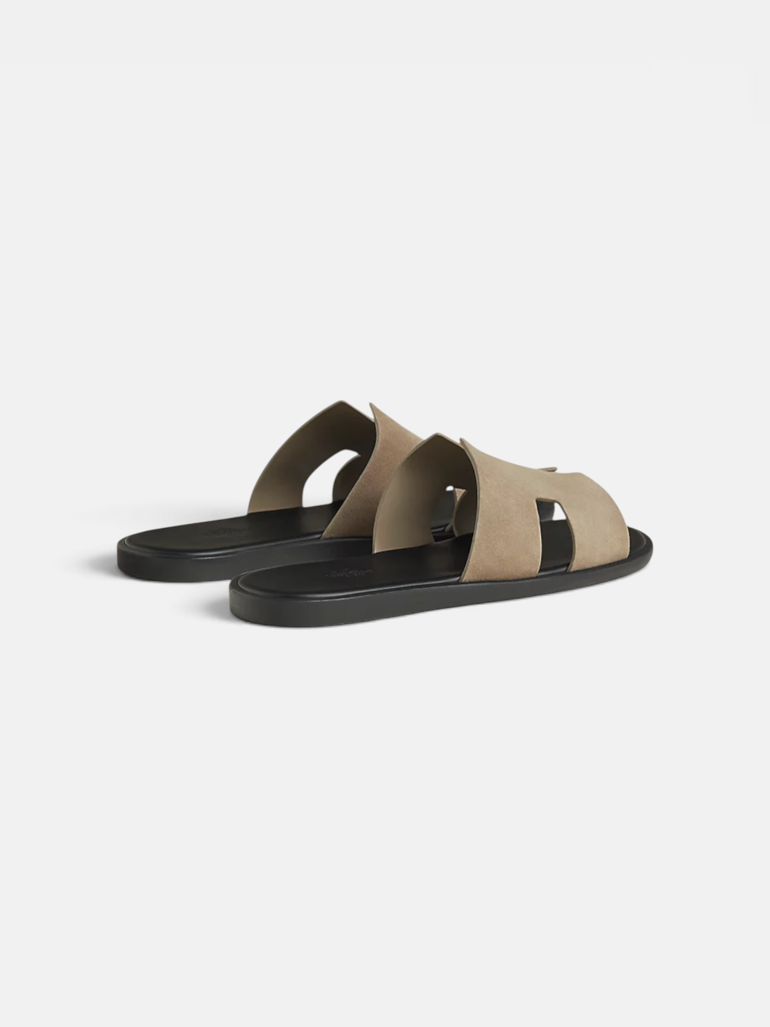 Hermes Hermes Izmir Sandal Beige Sable – side profile view in premium quality with AA+ craftsmanship