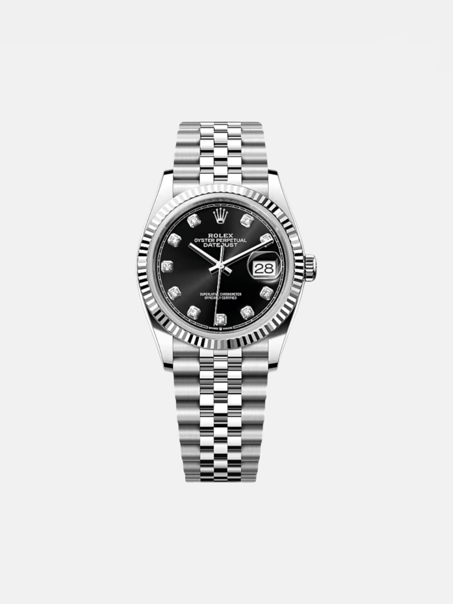 Rolex Dayjust 36 126234 Black Diamonds Dial