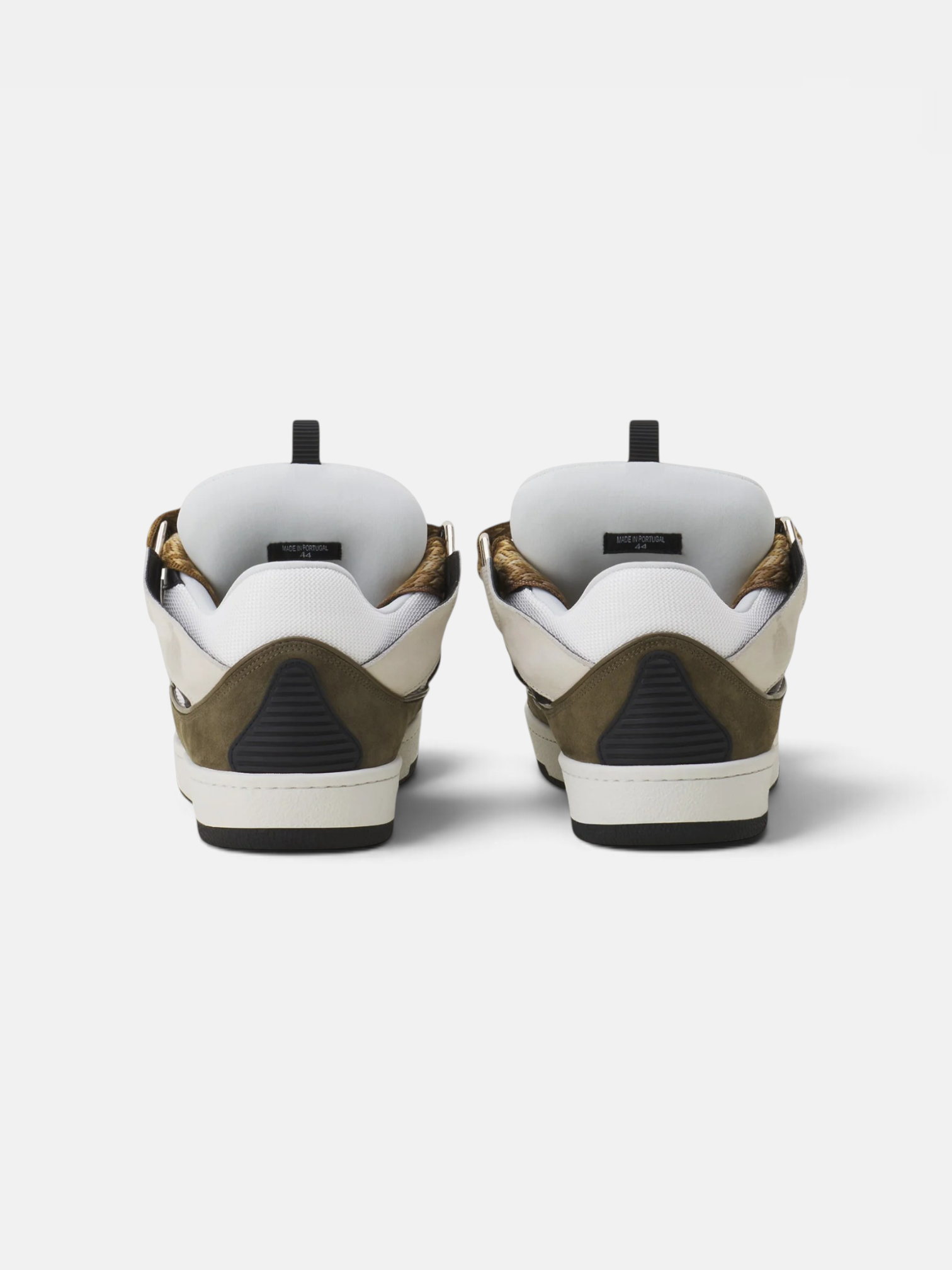 Lanvin Lanvin Curb Sneaker Blanc Kaki – side profile view in premium quality with AA+ craftsmanship