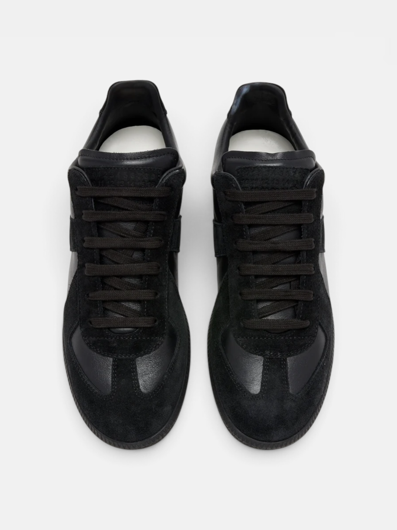 Maison Maison Margiela Replica Sneaker Full Black – back view in premium quality with AA+ craftsmanship