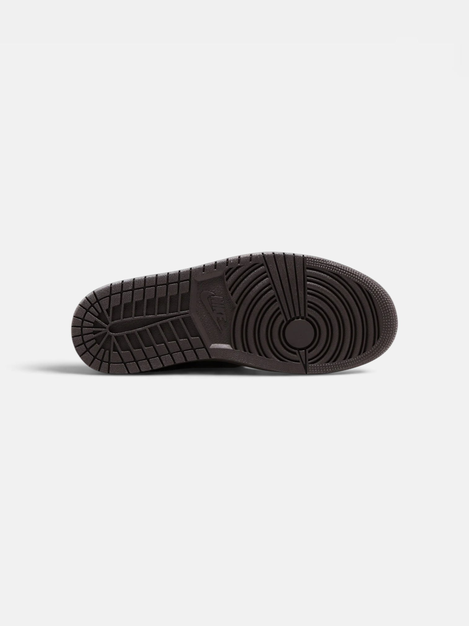 Jordan Jordan 1 Low Travis Scott Velvet Brown – close-up detail view in premium quality with AA+ craftsmanship