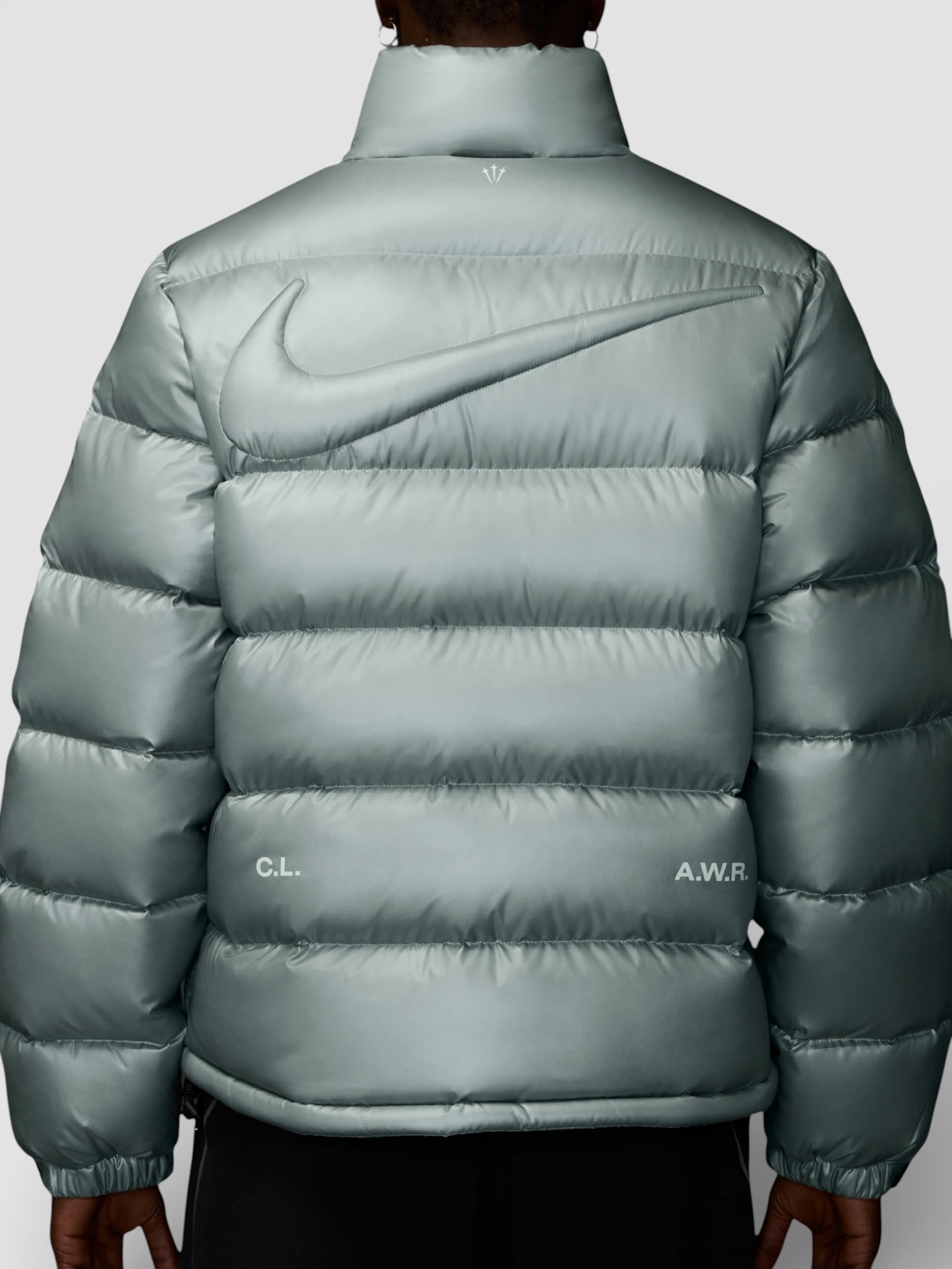 Nike Nike Nocta Sunset Puffer Jacket Mica – detail view in premium quality with AA+ craftsmanship
