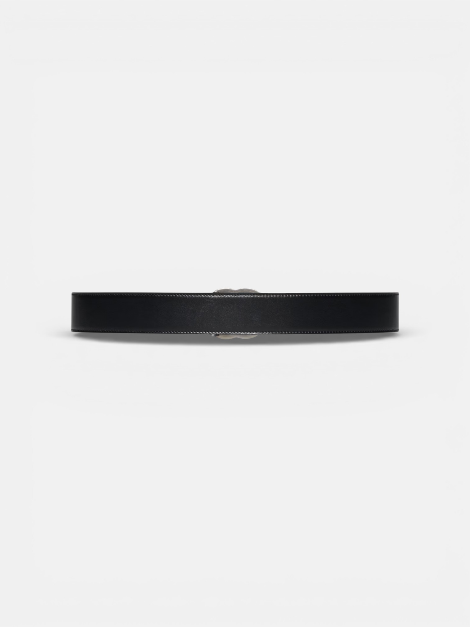 Gucci Gucci GG Marmont Reversible Belt Black GG Supreme – detail view in premium quality with AA+ craftsmanship