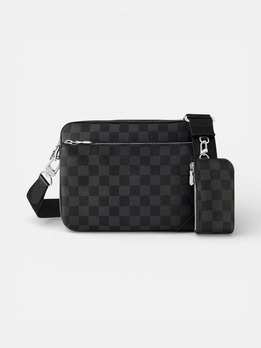 Louis Vuitton Trio Messenger Bag Damier Graphite