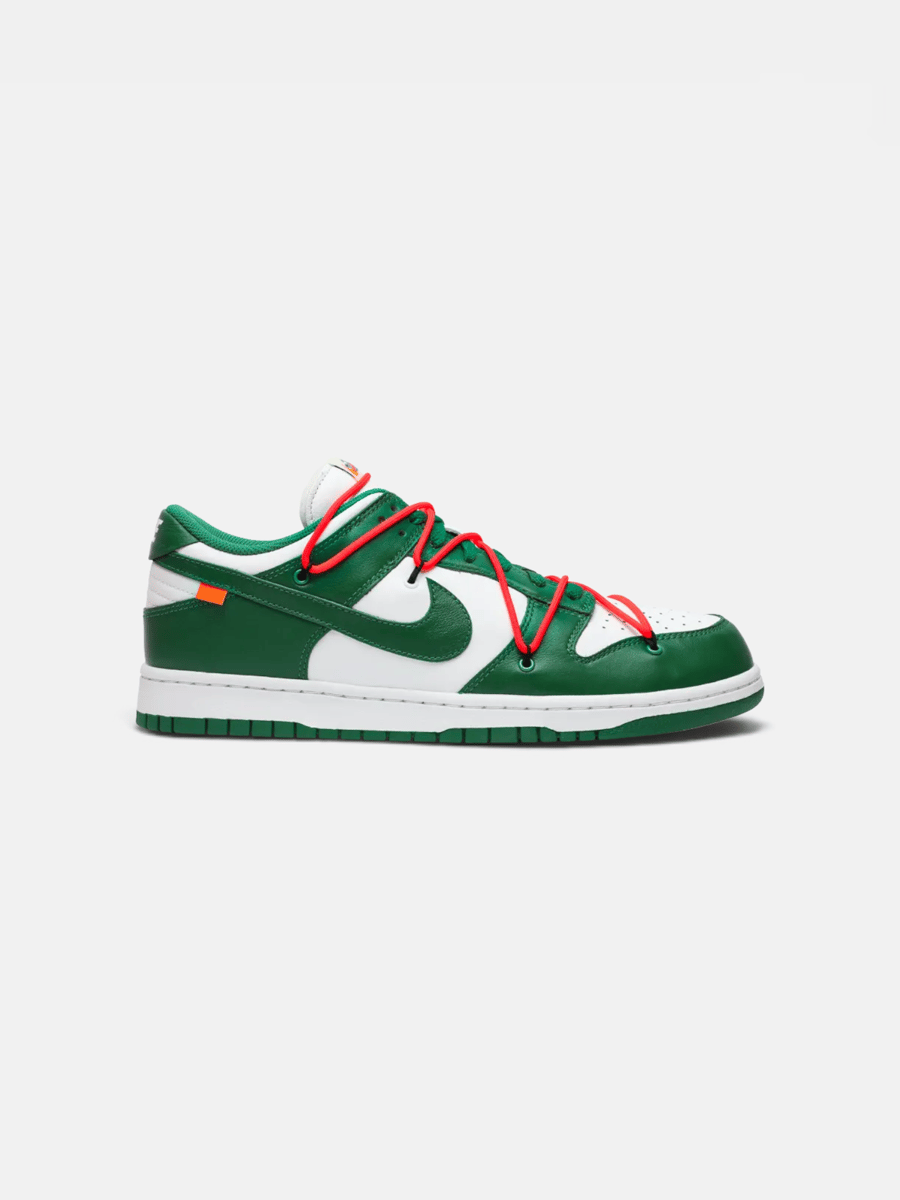Off-White x Nike Dunk Low Pine Green