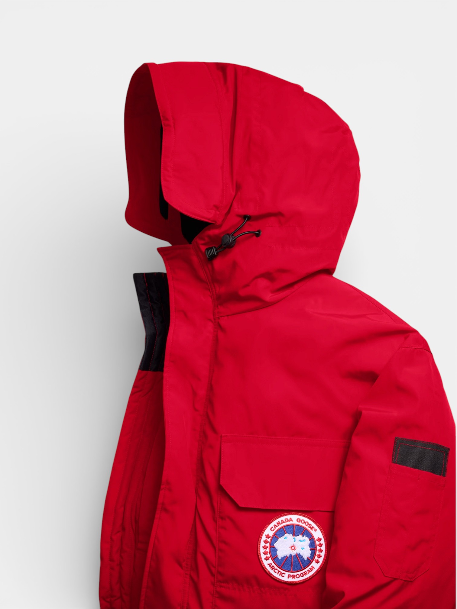 Canada Canada Goose Expedition Parka Red – side profile view in premium quality with AA+ craftsmanship