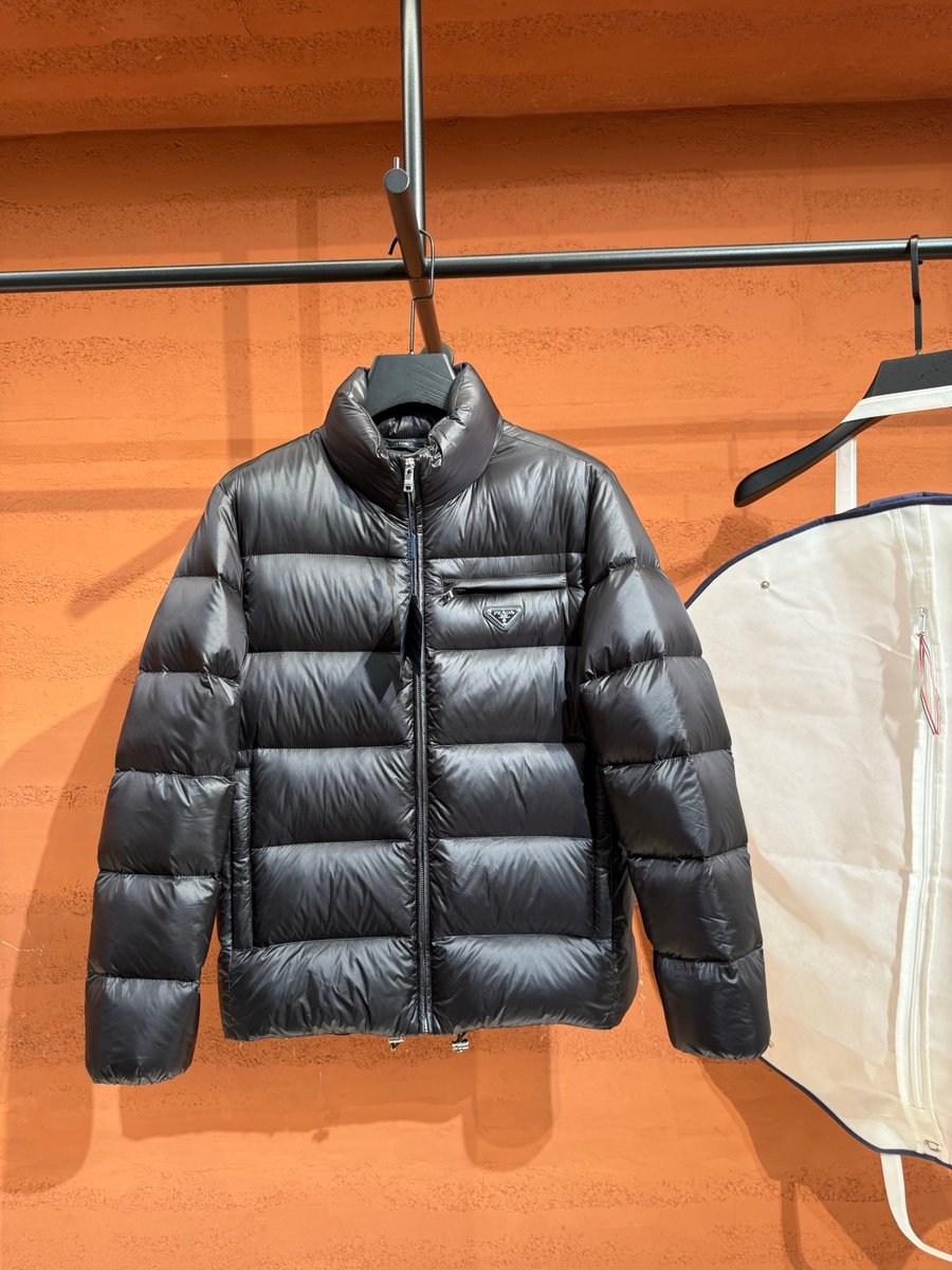 Prada Puffer Jacket Black - Preview