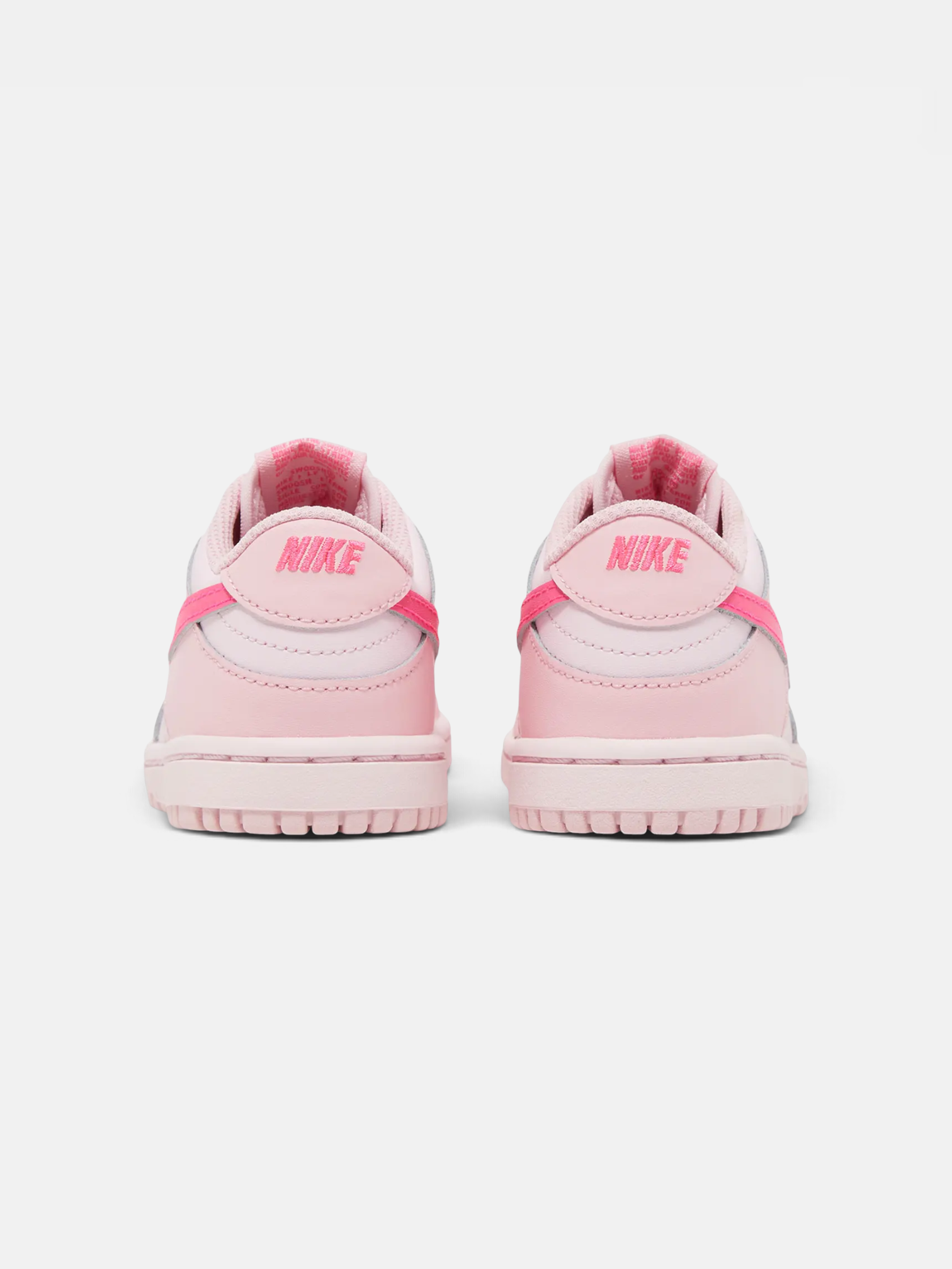 Nike Nike Dunk Low Triple Pink – back view in premium quality with AA+ craftsmanship