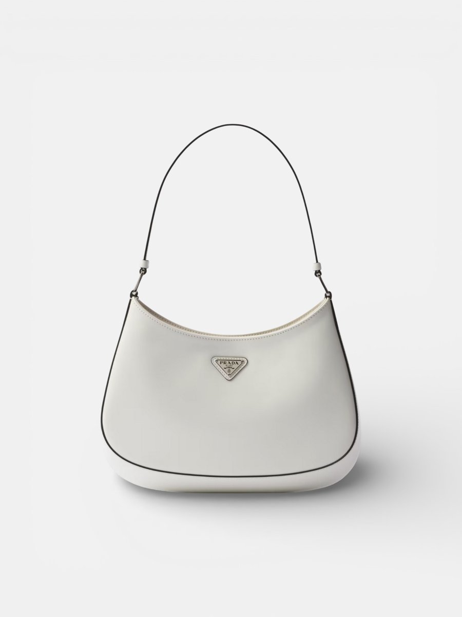 Prada Cleo Shoulder Bag White