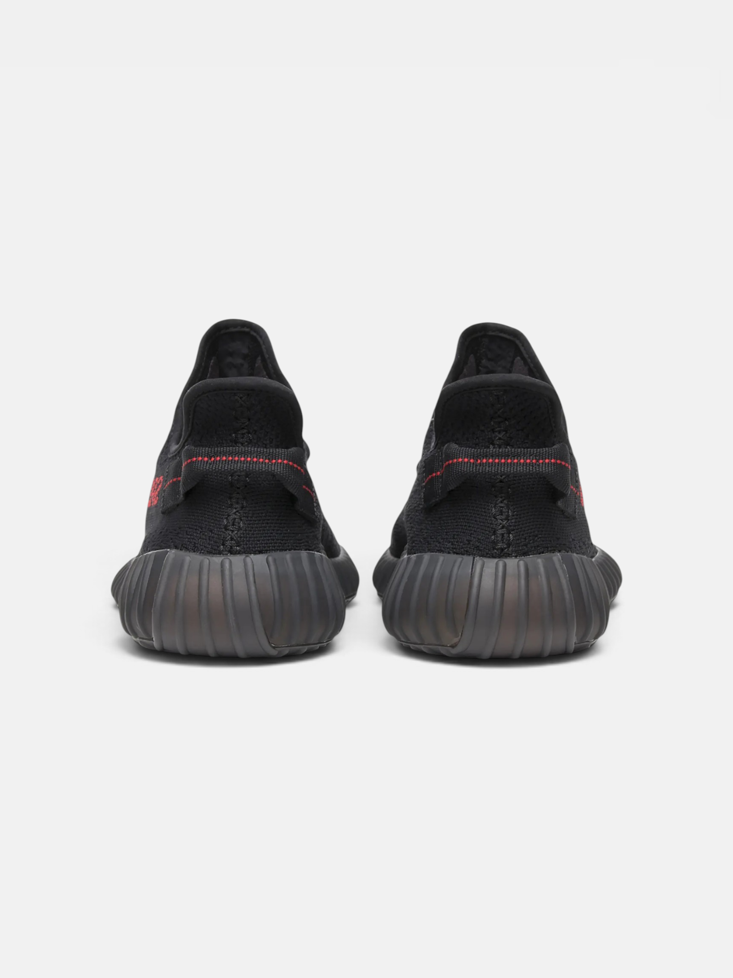 Adidas Adidas Yeezy Boost 350 V2 Bred – back view in premium quality with AA+ craftsmanship