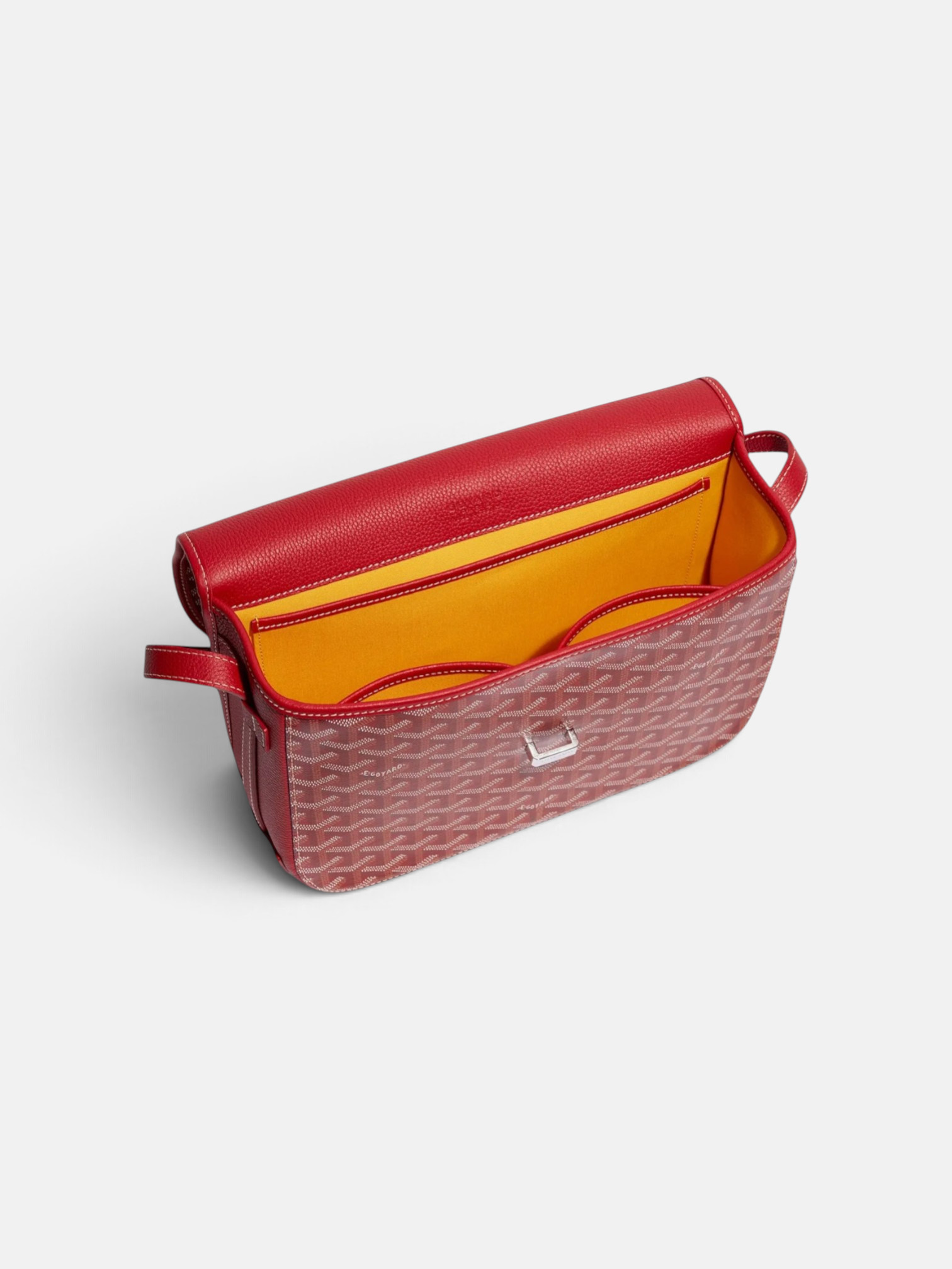 Goyard Goyard Belvedere MM Red – back view in premium quality with AA+ craftsmanship