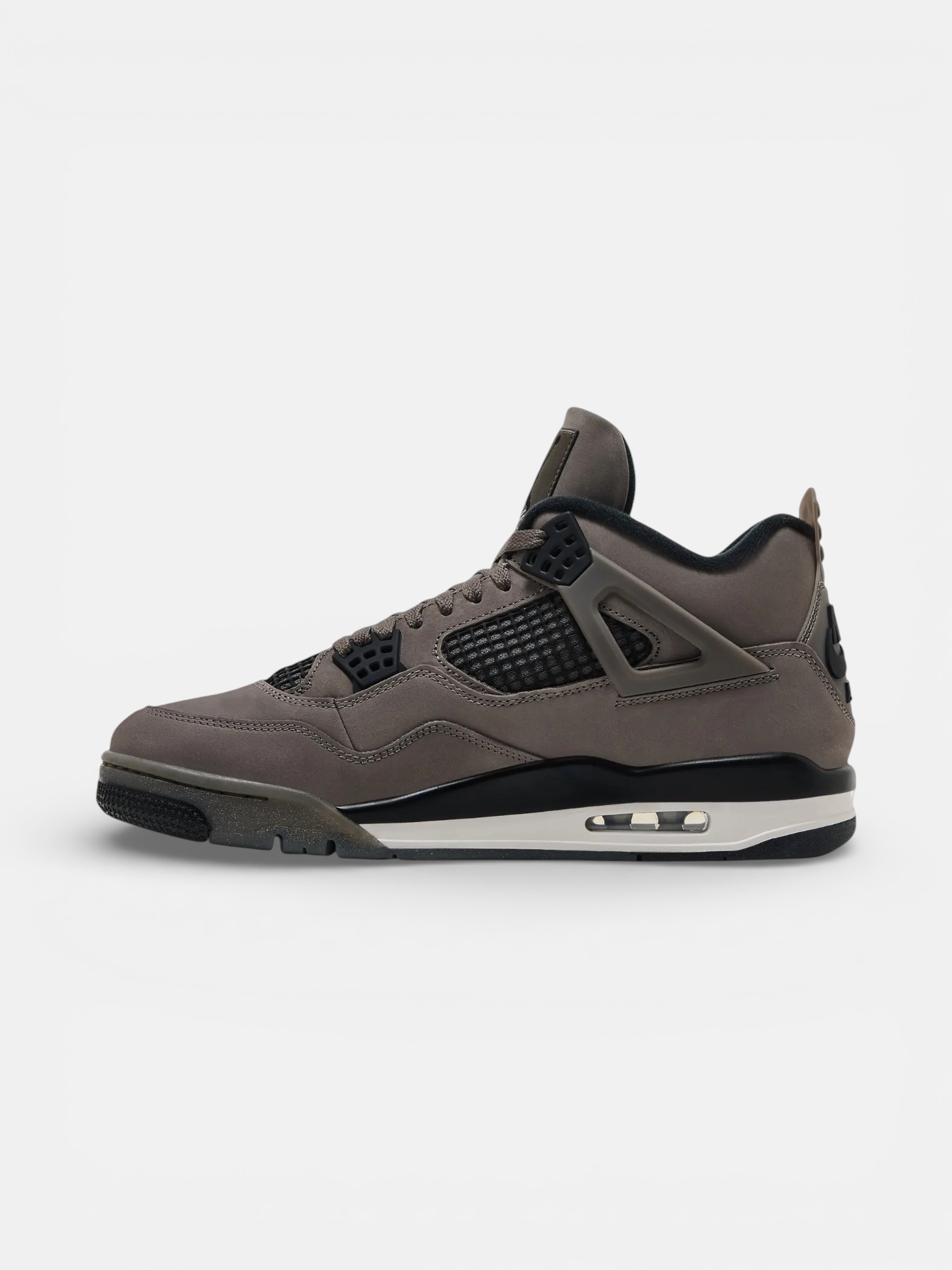 Jordan Jordan 4 Retro Cave Stone – close-up detail view in premium quality with AA+ craftsmanship