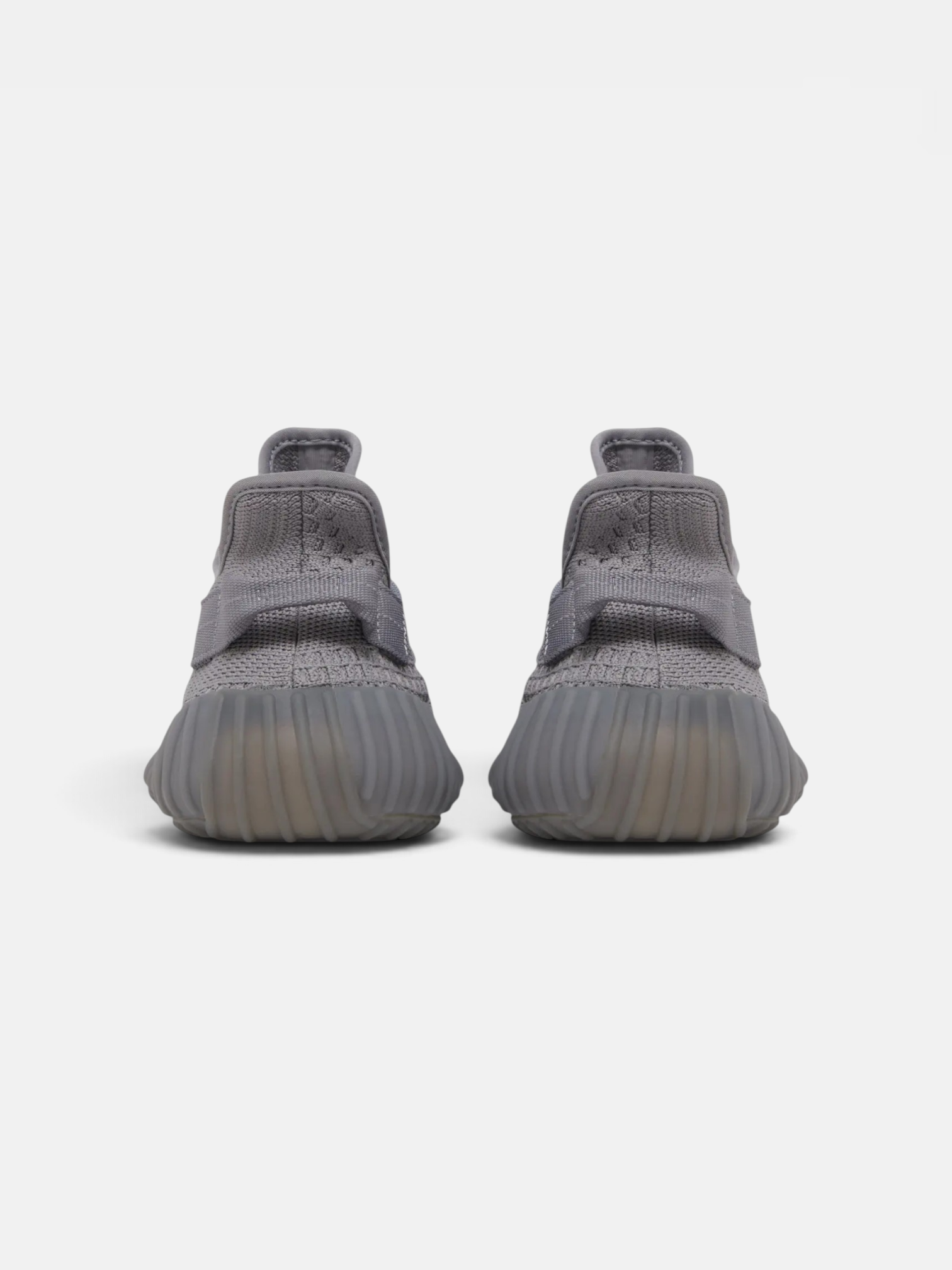 Adidas Adidas Yeezy Boost 350 V2 Steel Grey – back view in premium quality with AA+ craftsmanship