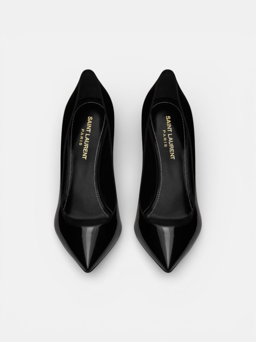 YSL Opyum Pumps in Patent Leather Black - Preview