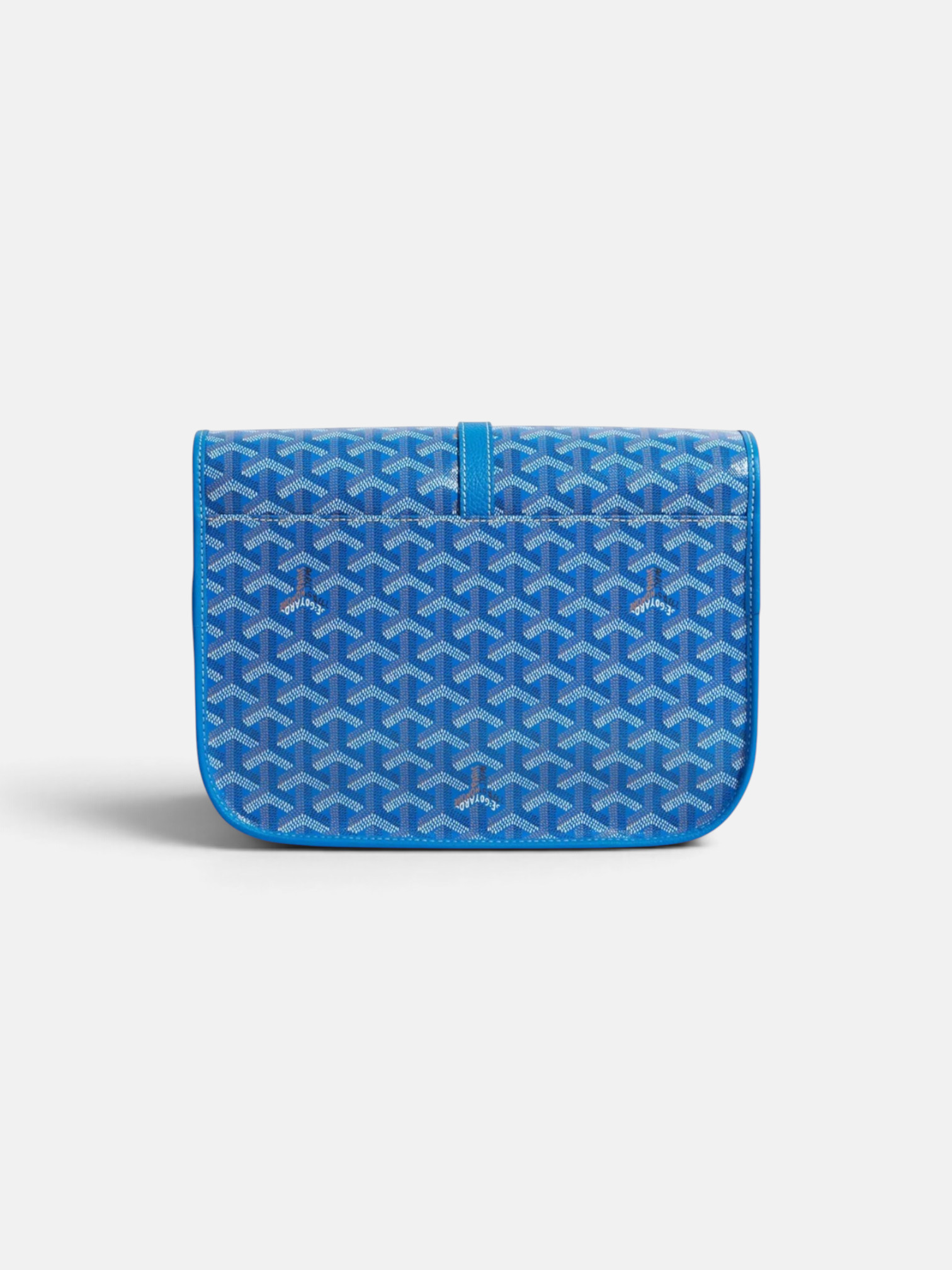 Goyard Goyard Belvedere MM Bag Sky Blue – close-up detail view in premium quality with AA+ craftsmanship