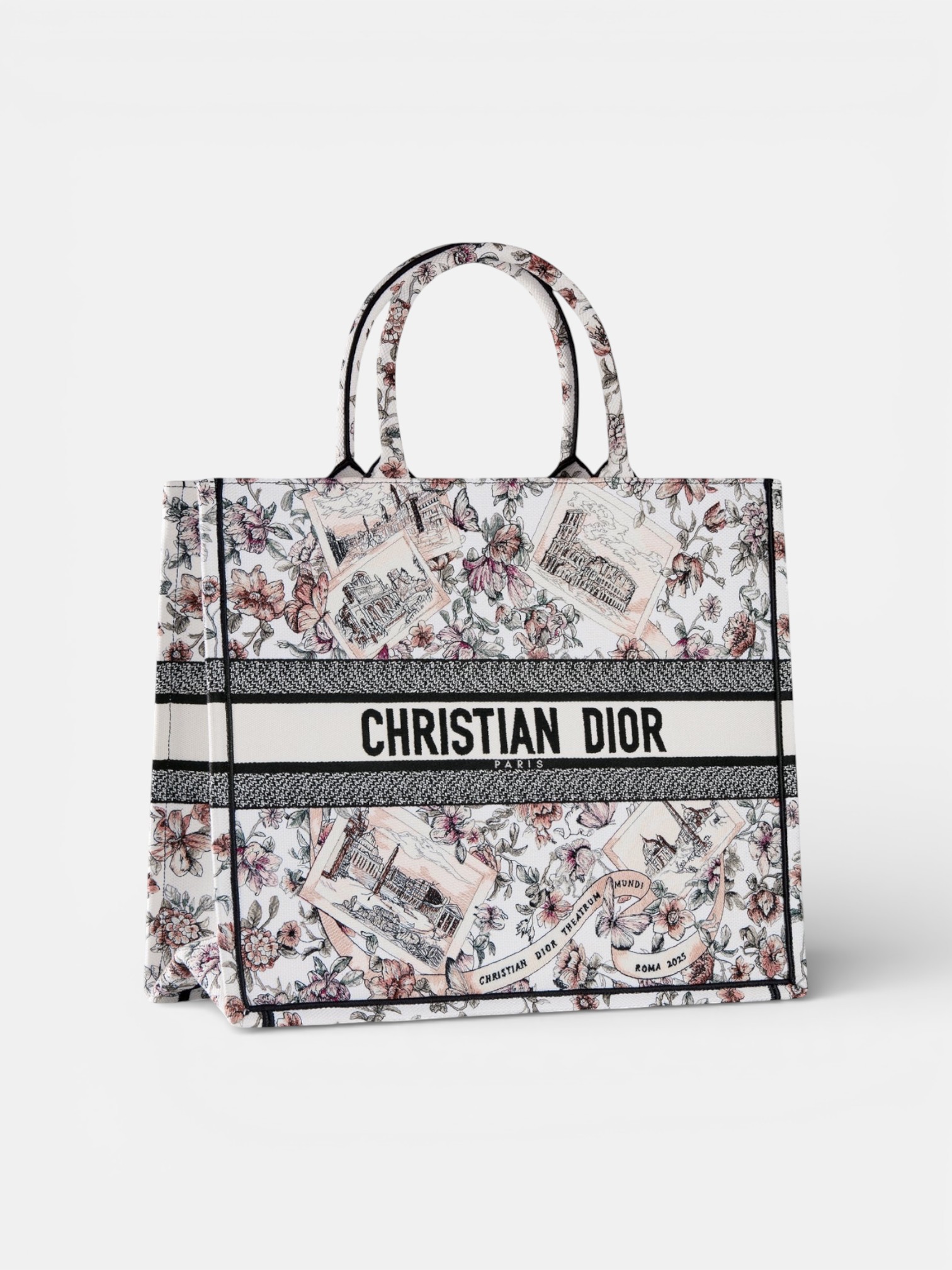 Dior Dior Book Tote Large Pink Souvenir – close-up detail view in premium quality with AA+ craftsmanship