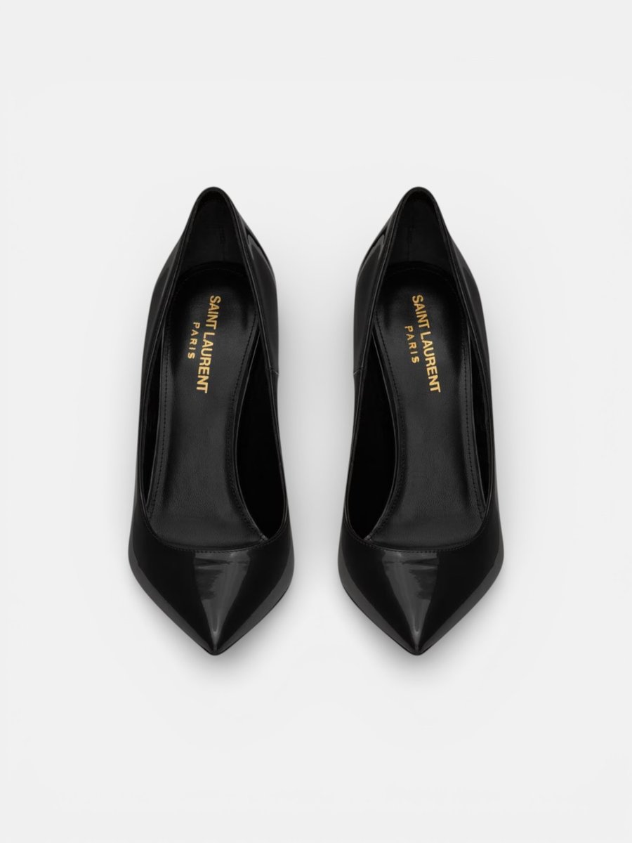 YSL Opyum Pumps in Patent Leather Gold - Preview