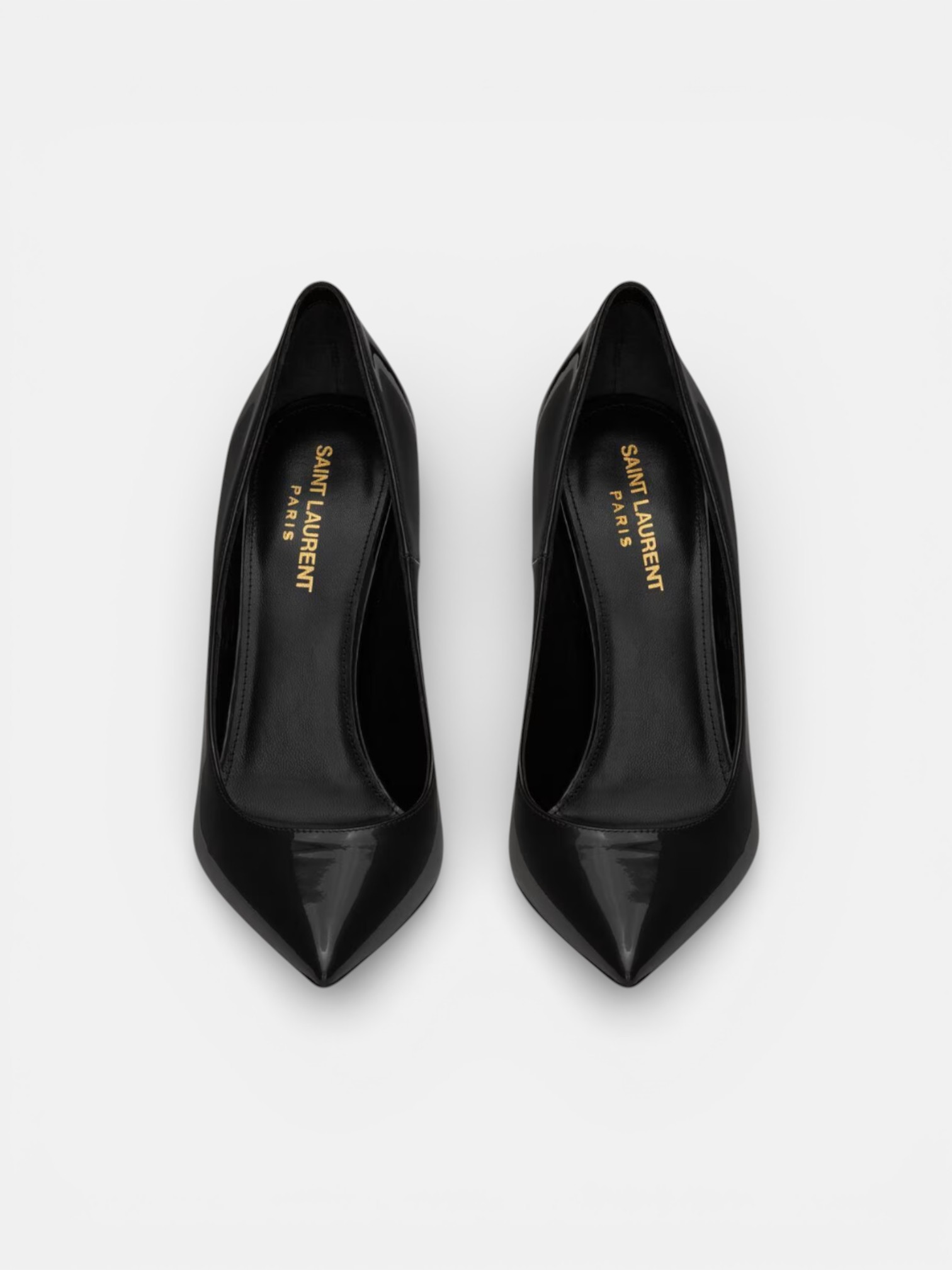 YSL YSL Opyum Pumps in Patent Leather Gold – side profile view in premium quality with AA+ craftsmanship