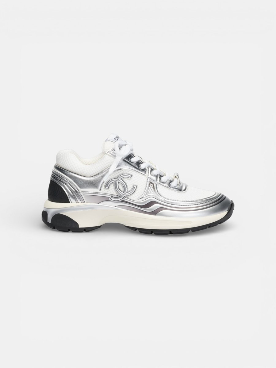 Chanel Trainer Silver