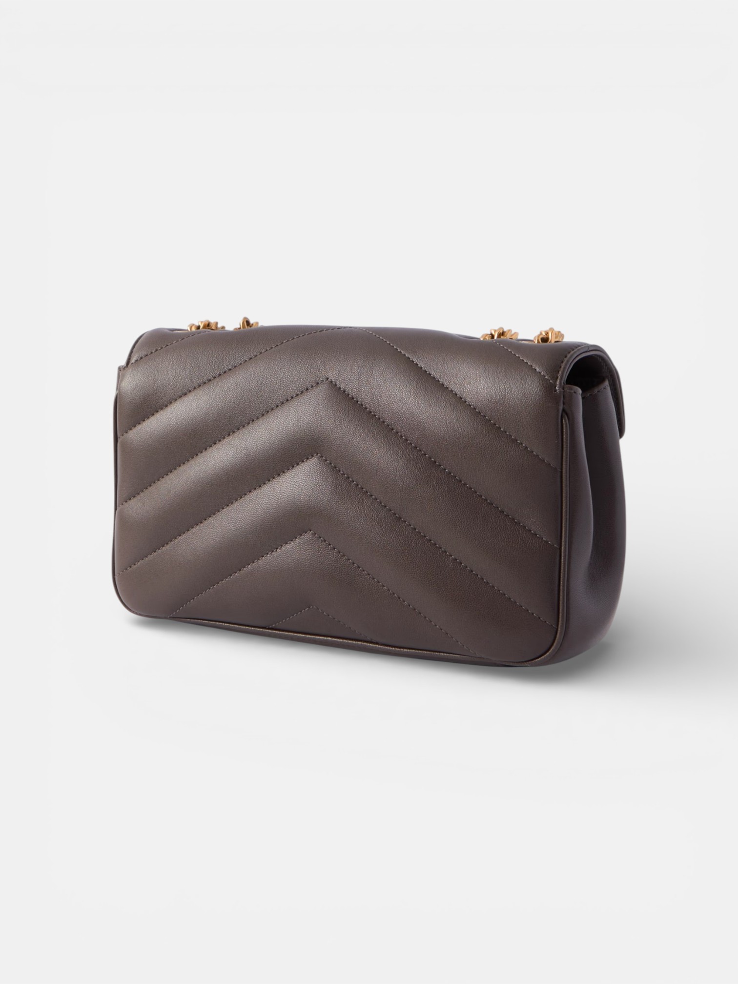 YSL LouLou Small in Brown, Back View