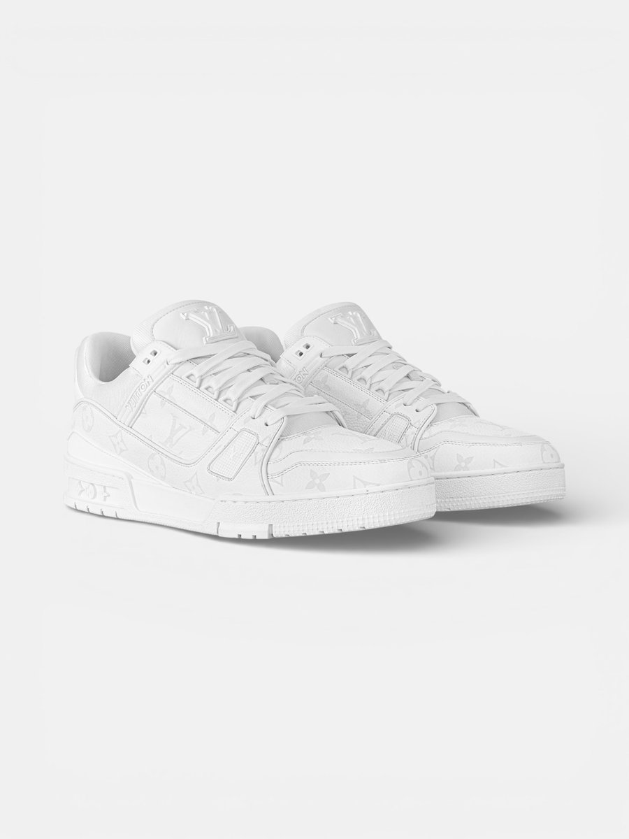 Louis Vuitton Trainer All White
