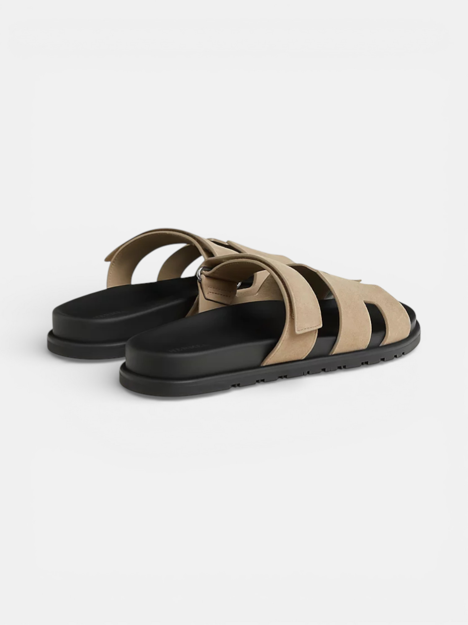 Hermes Hermes Chypre Sandal  Beige Sable – close-up detail view in premium quality with AA+ craftsmanship