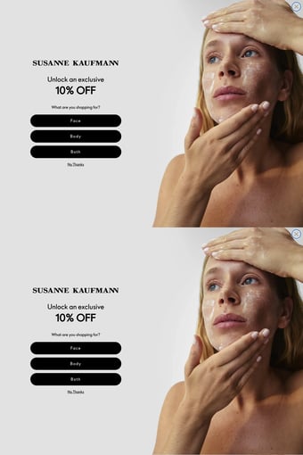 Susanne Kaufmann | Skincare Powered By Nature landing page