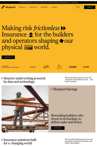Home | Shepherd landing page