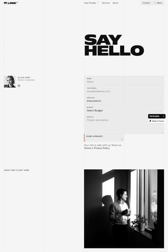 BeyondDesign landing page