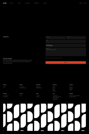 Pipe | Embedded Financial Solutions landing page
